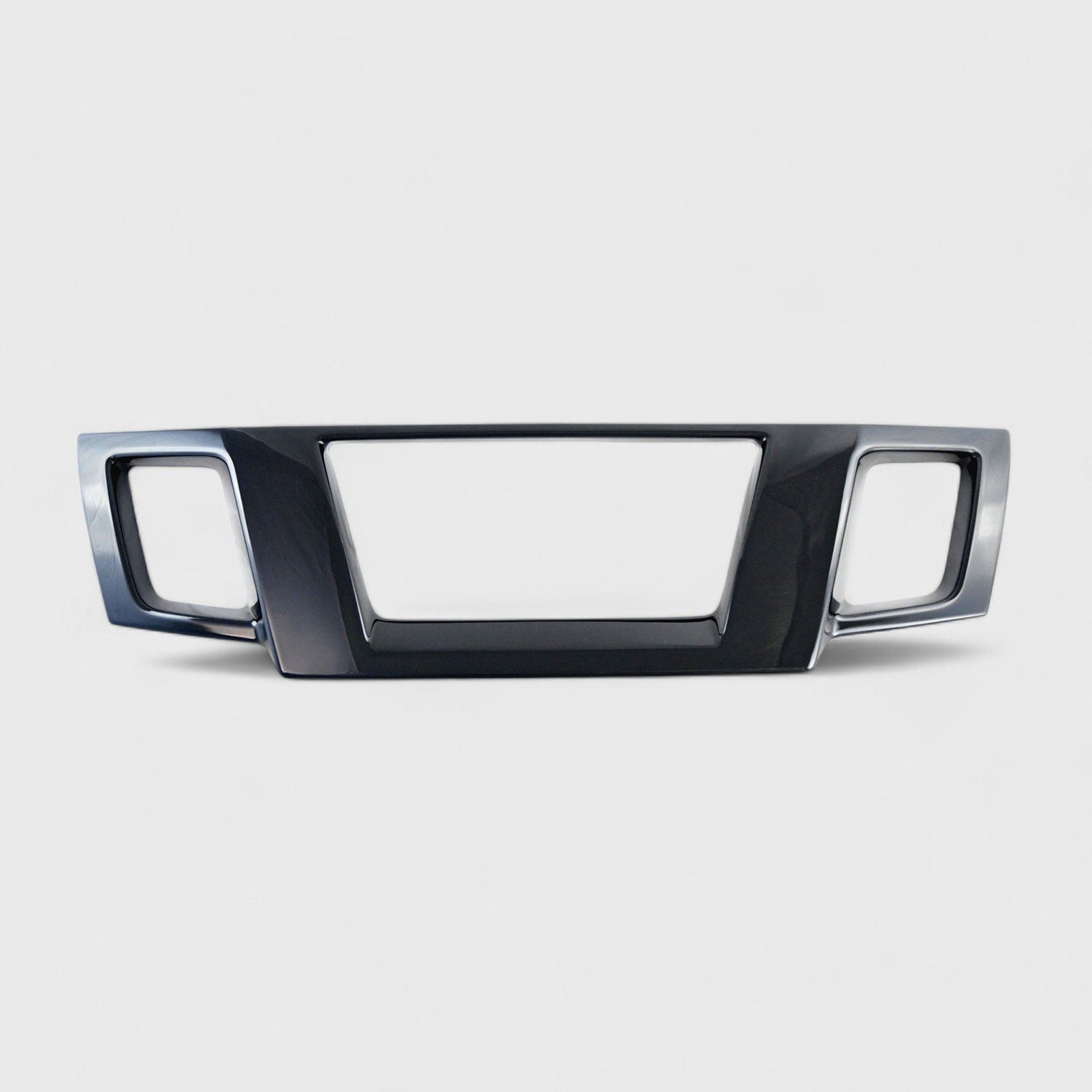 2014-2021 Nissan Frontier Grille Overlay Gloss Black 1Pcs ABS Plastic