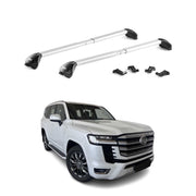 2024-2025 Toyota Land Cruiser J250 Roof Rack Cross Bars Carrier Silver
