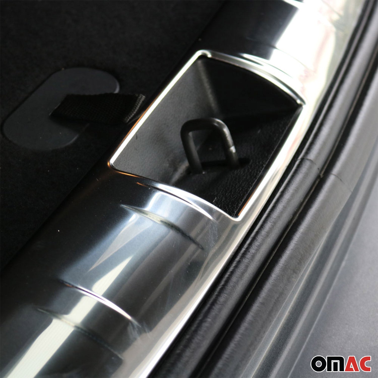 2015-2024 Jeep Renegade Trunk Sill Cover Bumper Guard Protector Steel Silver