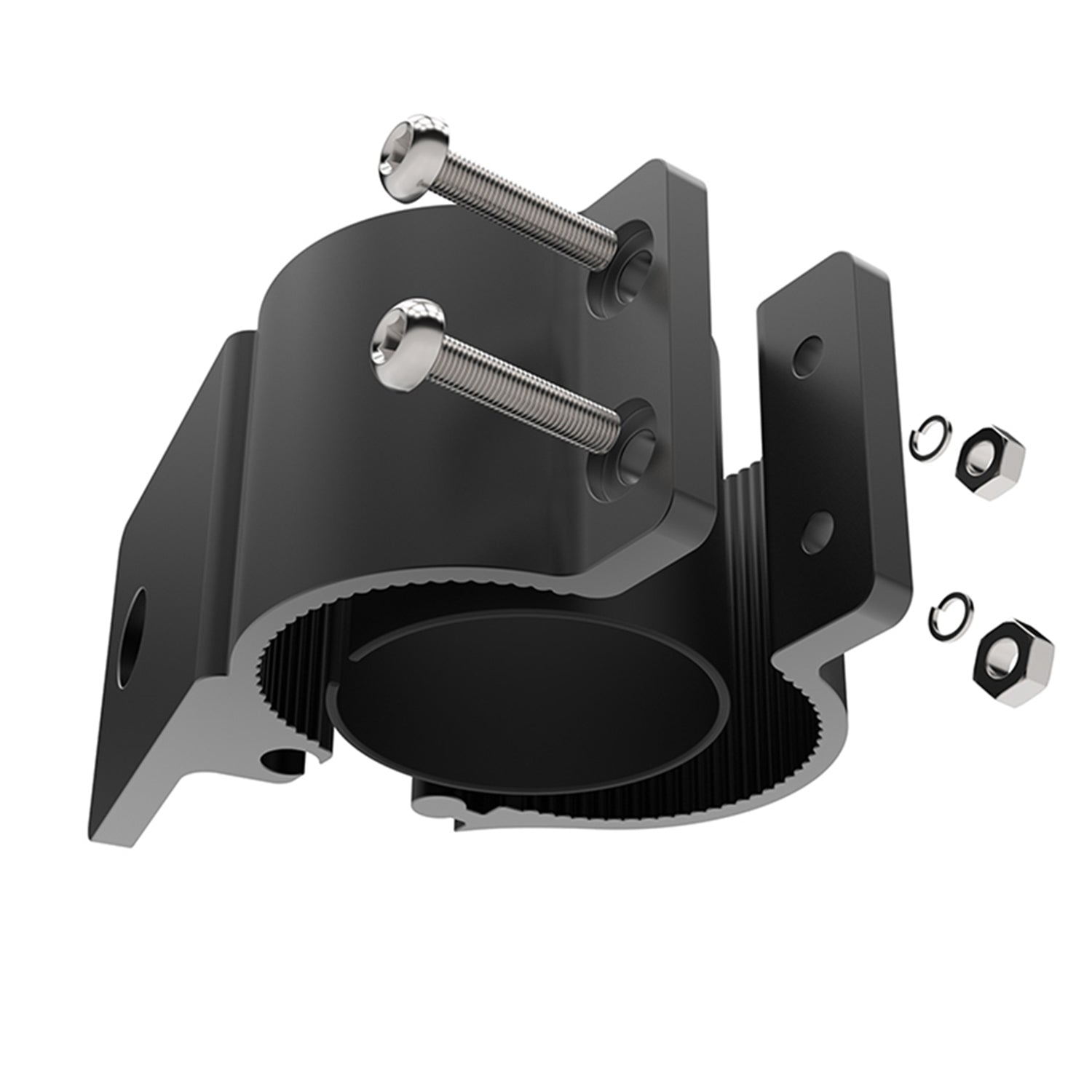 Universal 2" Aluminum Light Mounting Brackets Black