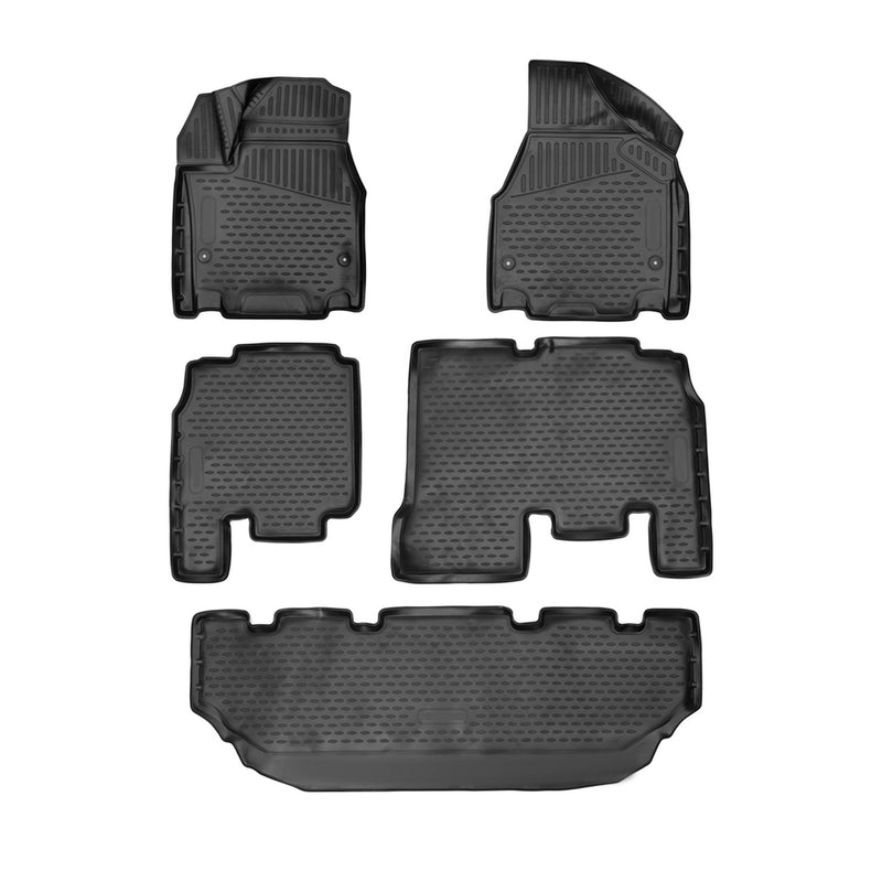 2017-2020 Chrysler Pacifica Floor Mats Liners Full Set All Weather Black