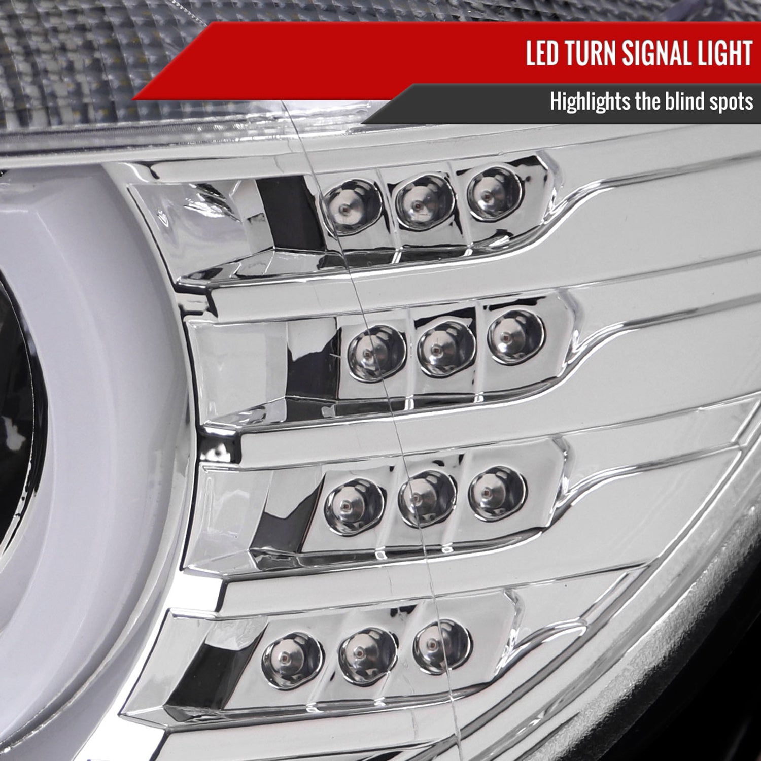 2012-2015 BMW F30 3 Series Sedan Dual U-Bar Headlights LED Signal Lights Chrome