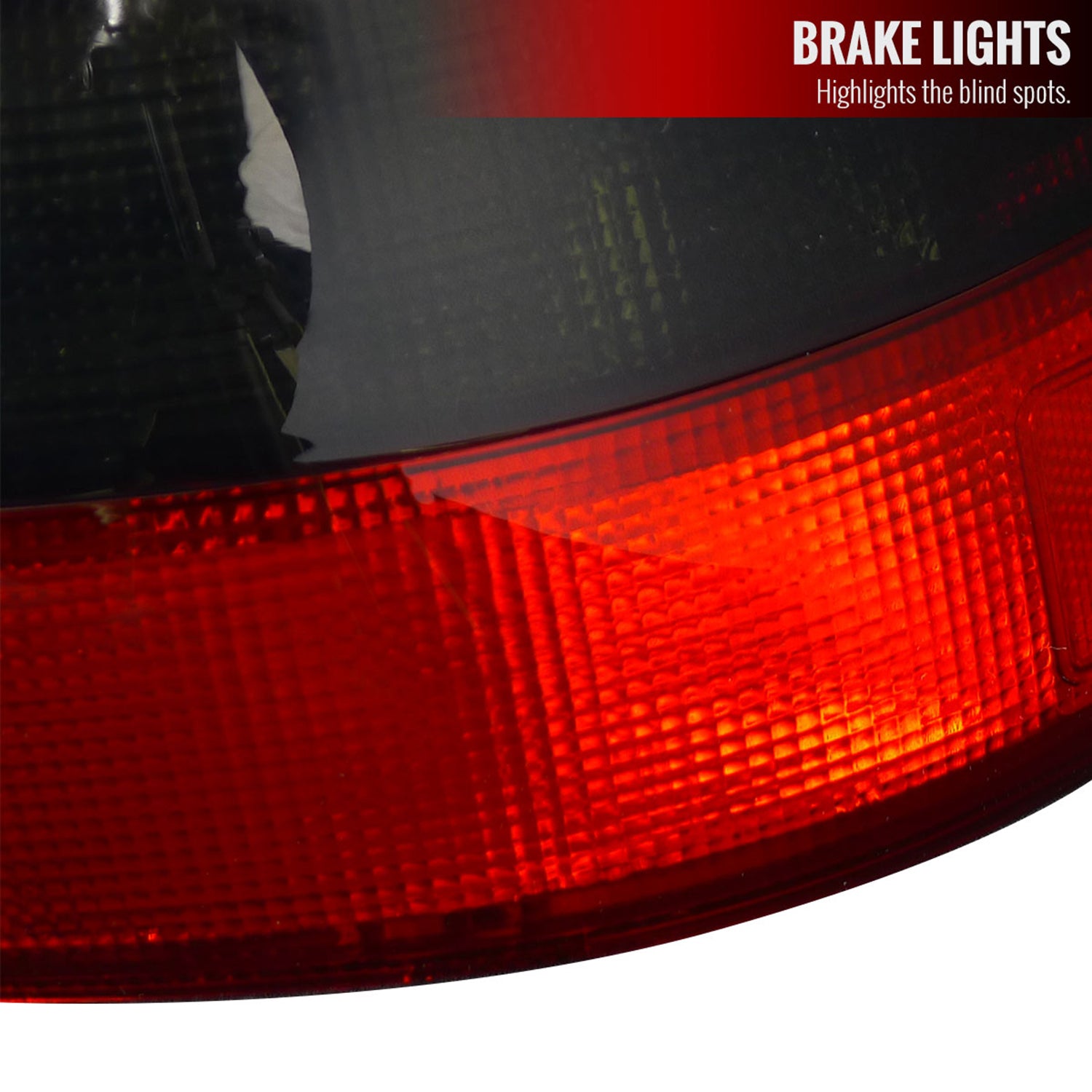 1992-1995 Honda Civic 3DR Hatchback Tail Lights Chrome/Red Smoke Lens