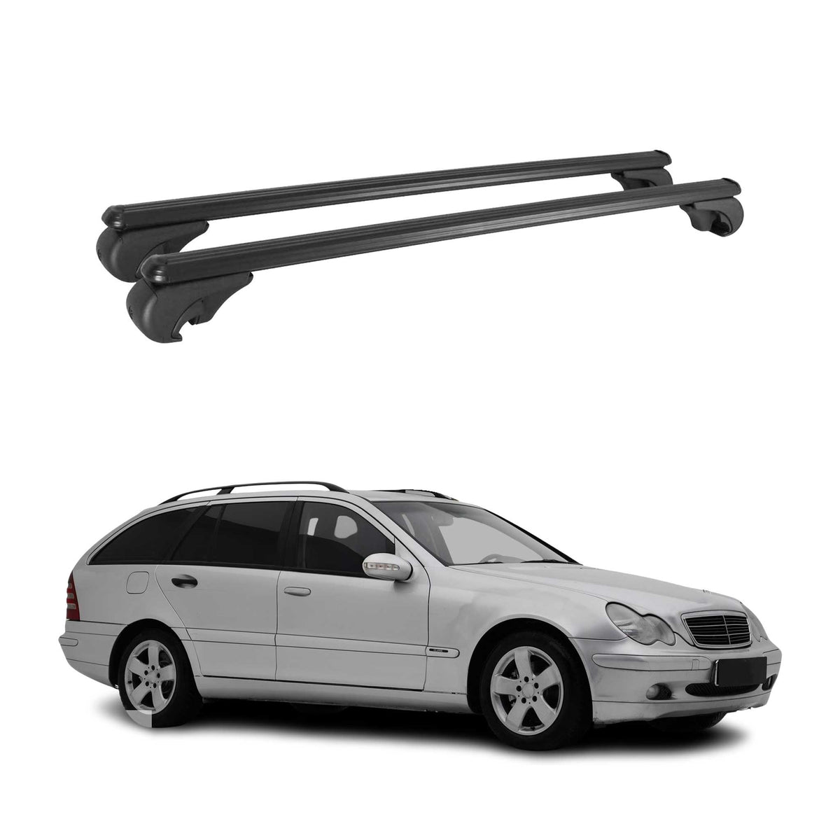 Class C Rear Rack Roof Racks for Mercedes-Benz C-Class 2001-2009 | OMAC – OMAC USA