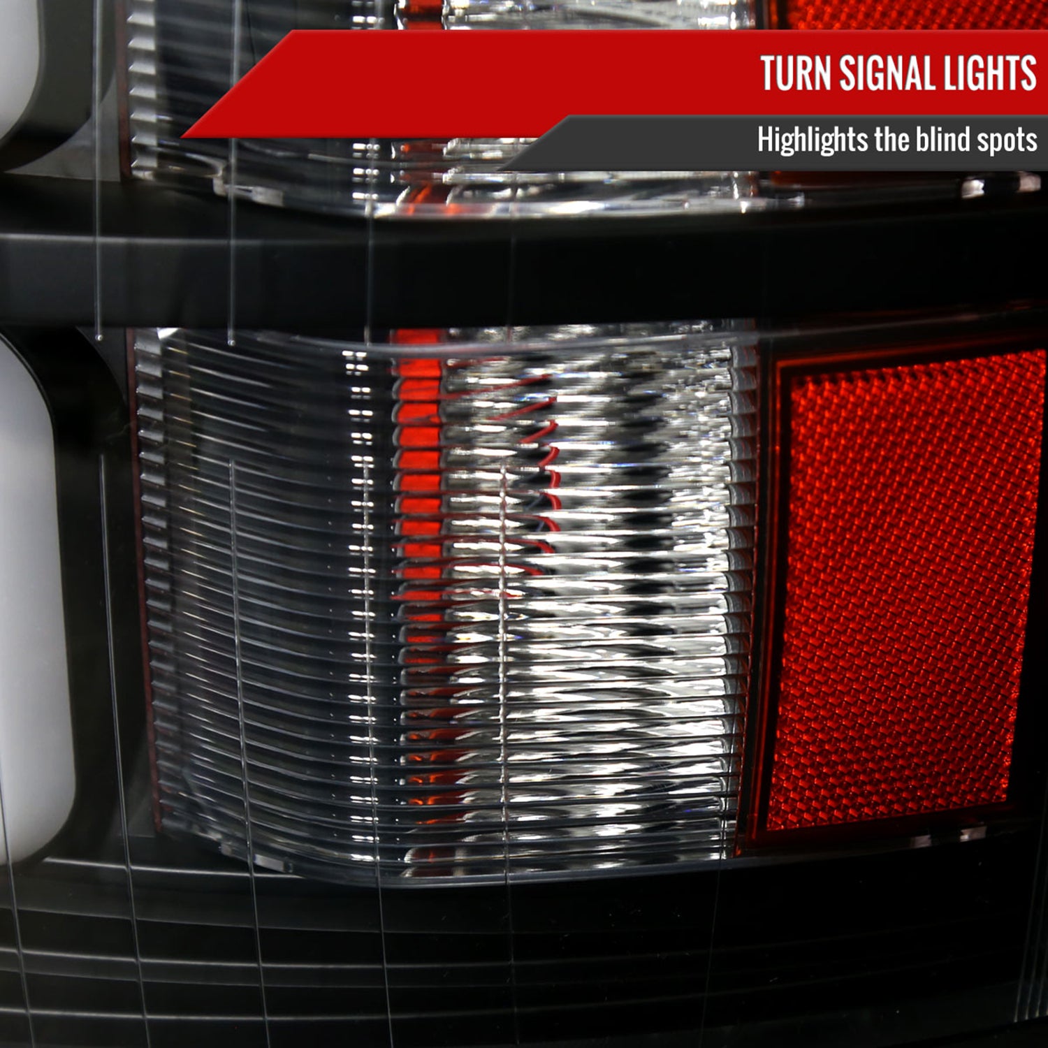 2007-2013 Chevy Silverado 1500 2500HD 3500HD Dual LED C-Bar Headlights Black