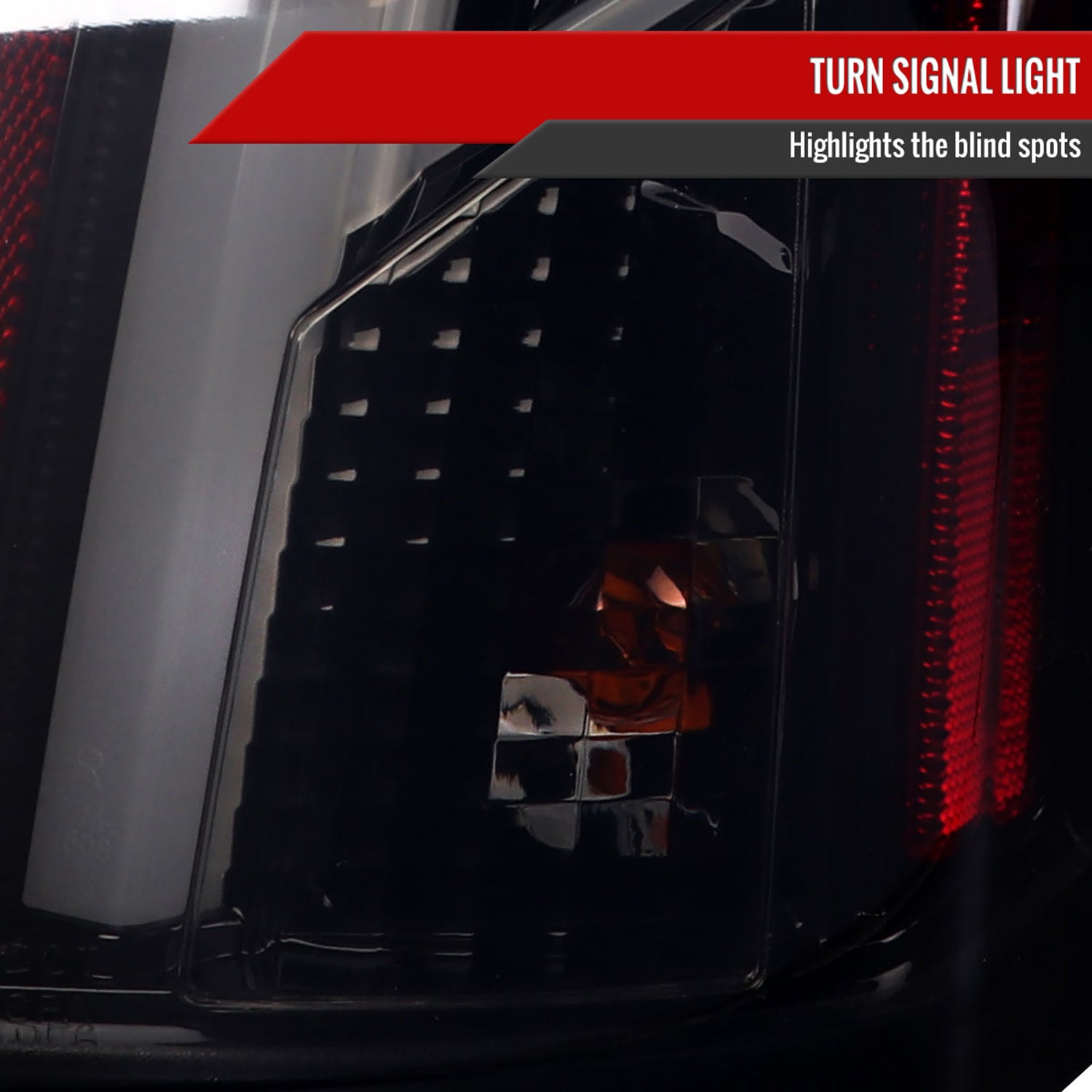 2003-2007 Cadillac CTS LED Tail Lights Glossy Black Housing/Smoke Lens