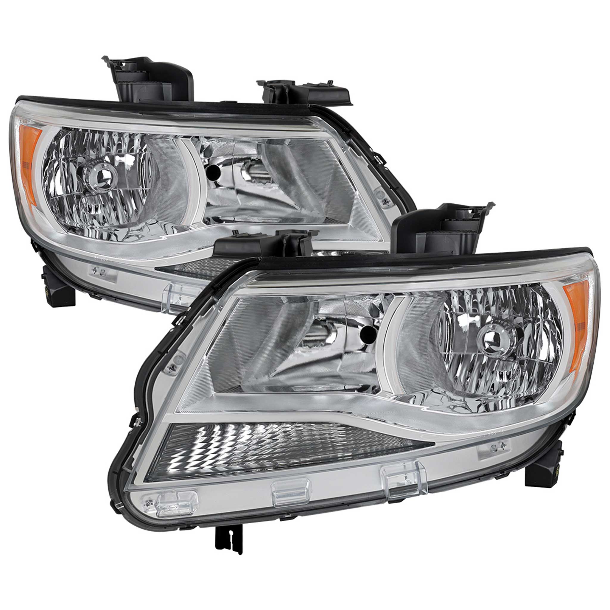 For Chevrolet Colorado 2015-2022 Factory Style Headlights Chrome Housing Clear Lens
