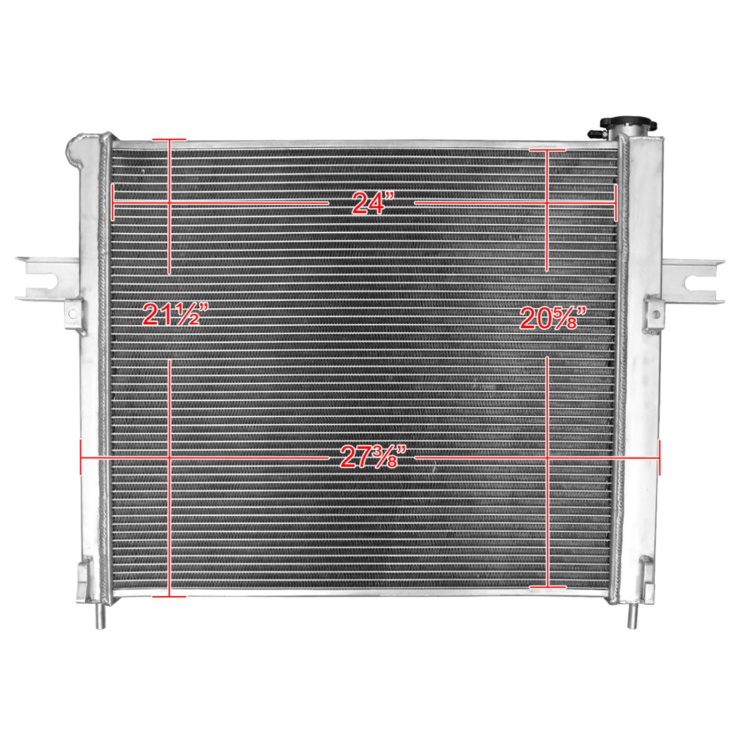 1999-2004 Jeep Grand Cherokee 4.0L L6 2-Row Aluminum Performance Radiator