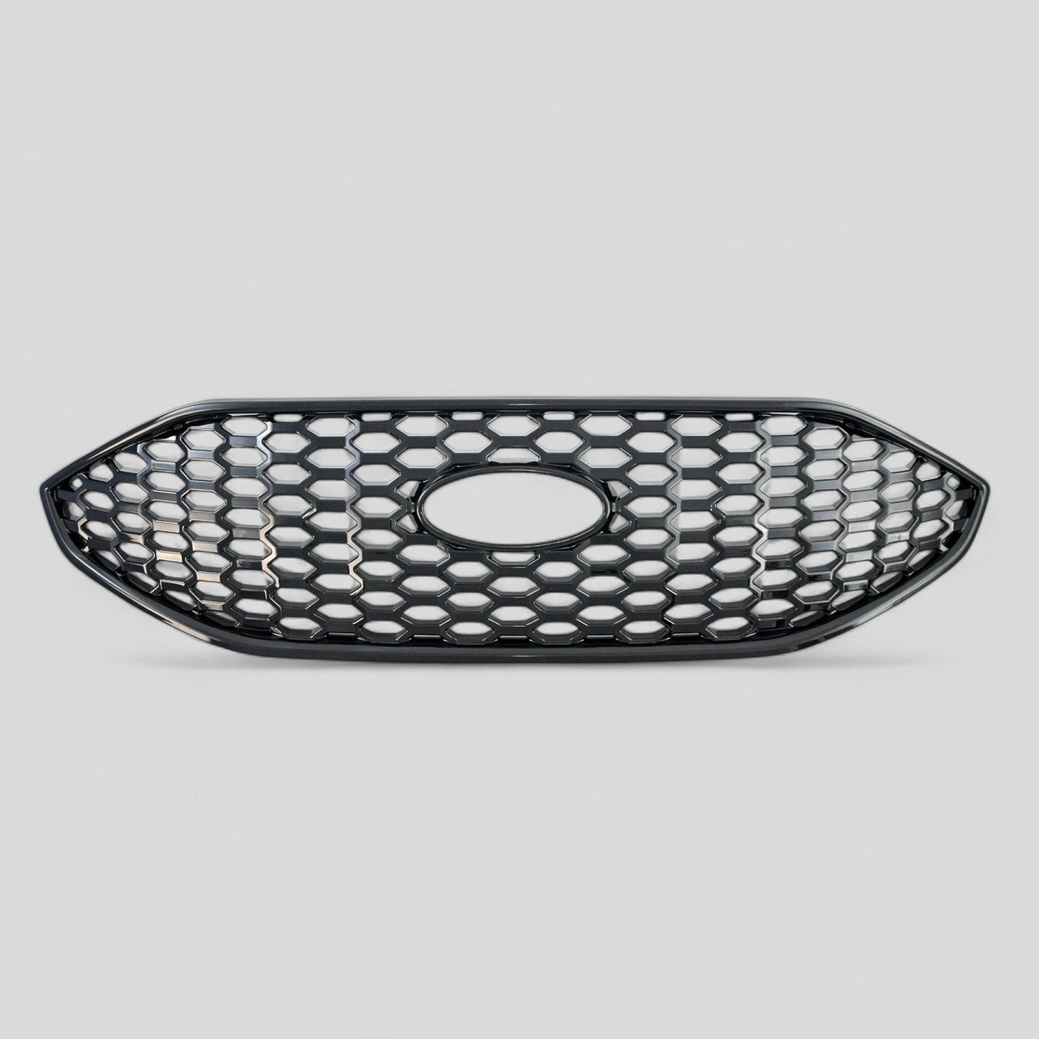 2023-2024 Ford Edge Grille Overlay Gloss Black 1Pcs ABS Plastic
