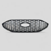 2023-2024 Ford Edge Grille Overlay Gloss Black 1Pcs ABS Plastic