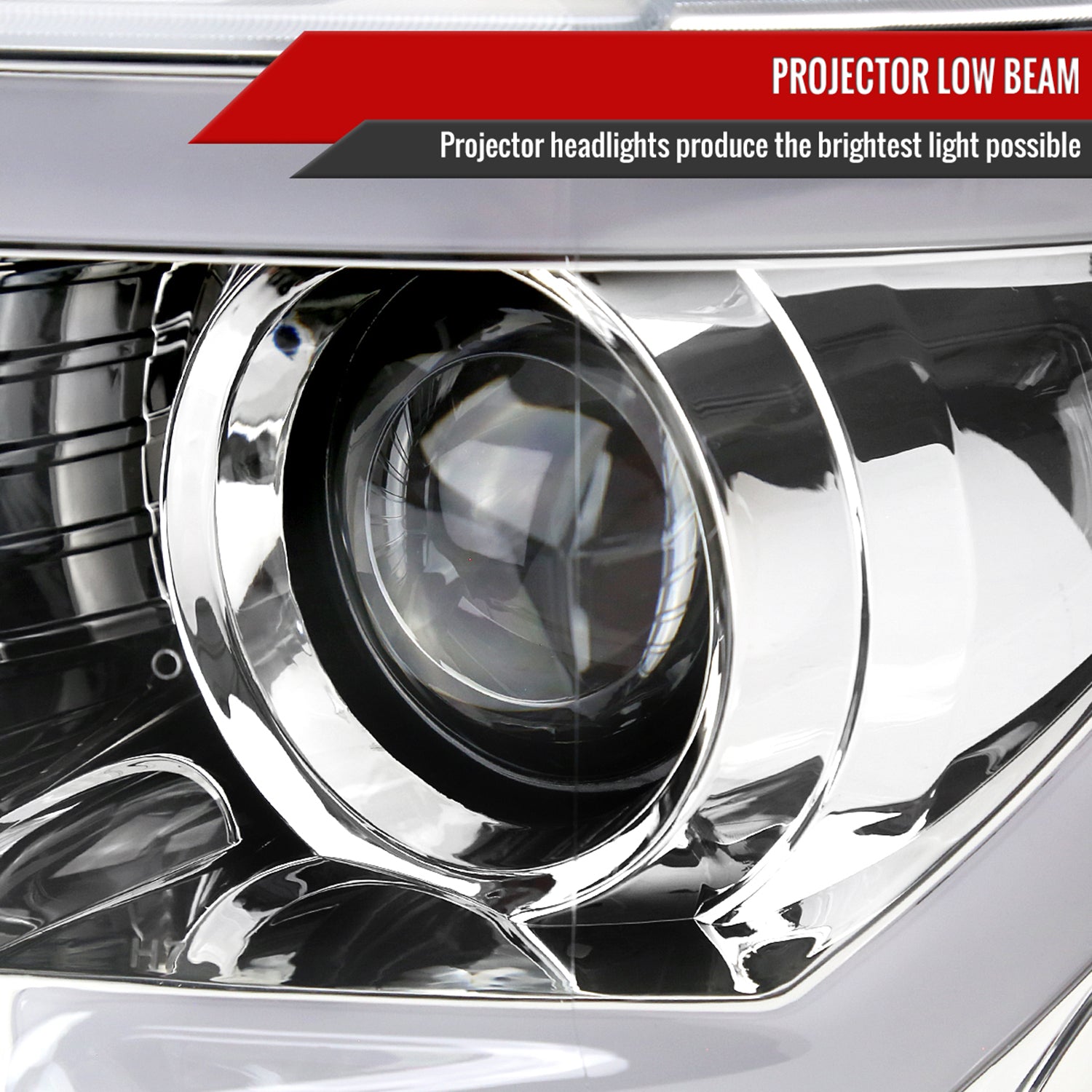 2015-2017 Ford F-150 LED Bar Projector Headlights Turn Signals Chrome / Clear