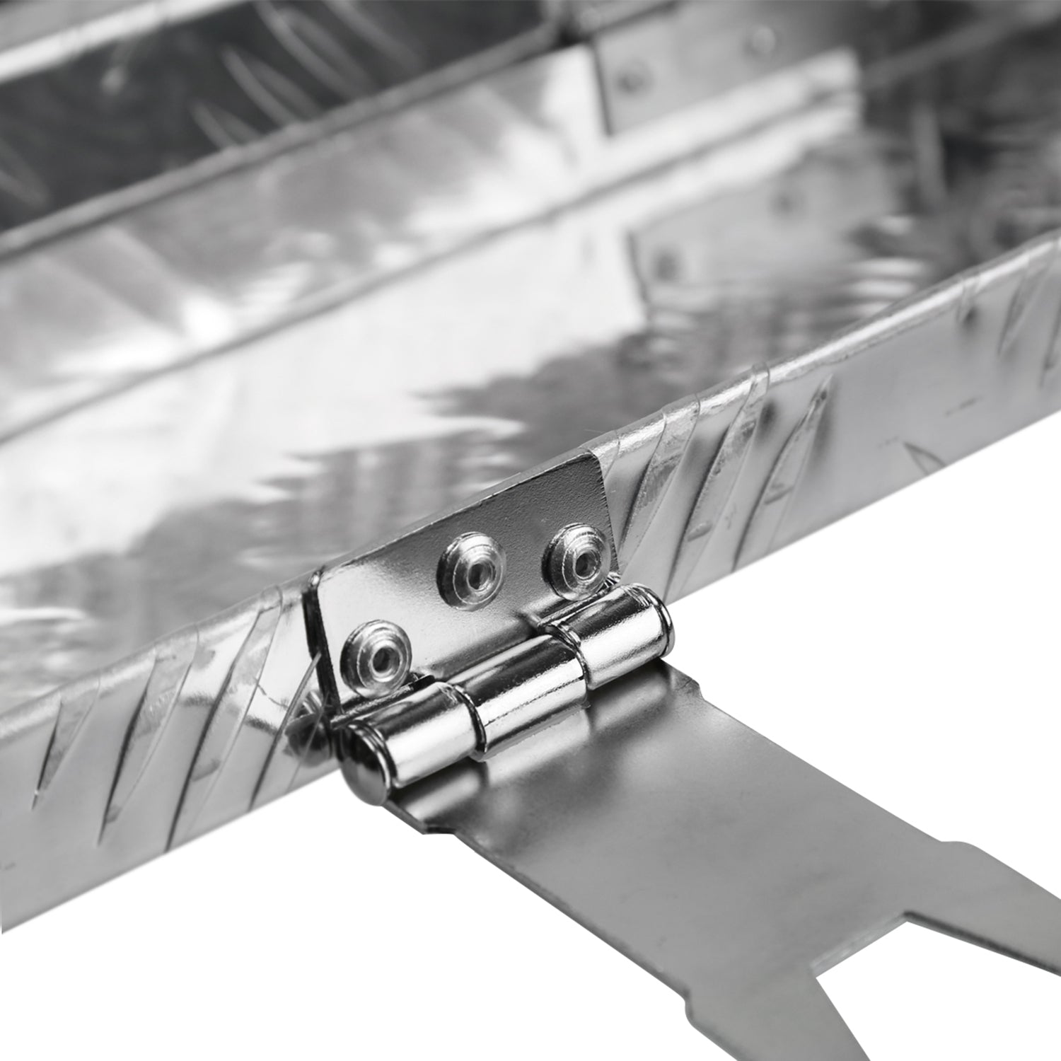 Universal 20" Heavy Duty Silver Aluminum Tool Box w/ Lock & Keys