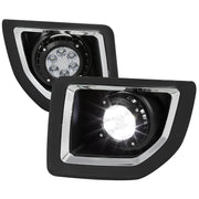 2015-2018 GMC Sierra 2500HD/3500HD 6-LED Fog Lights Kit Chrome/Clear Lens