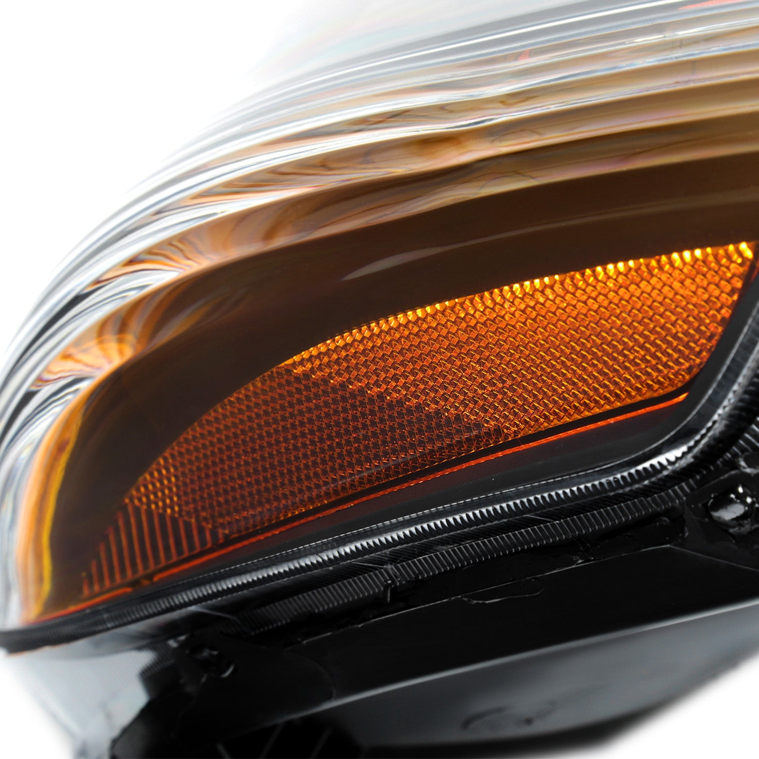 2001-2003 Toyota RAV4 Factory Style Headlights Matte Black/Clear Lens