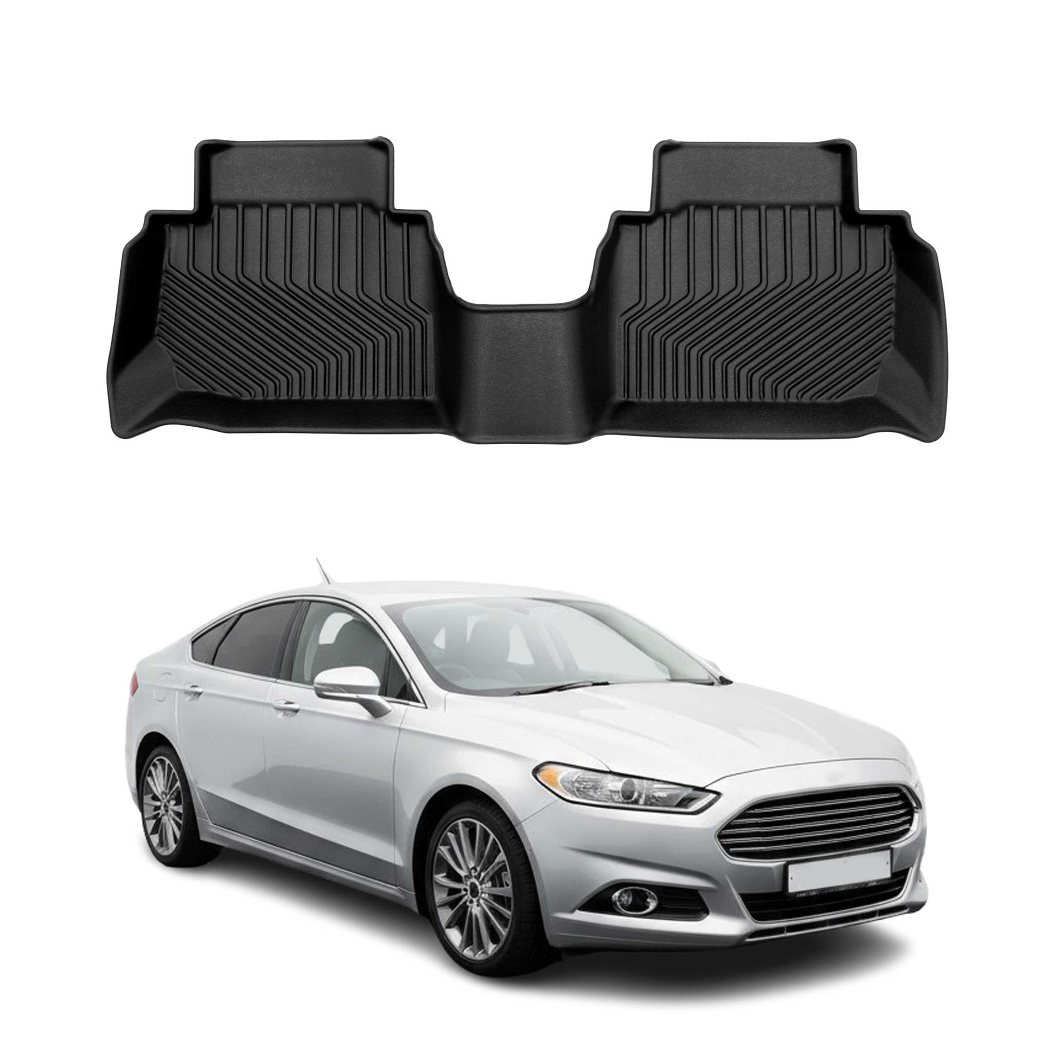 2013-2020 Ford Fusion Sedan Premium Floor Mats Liners Second Row Rear