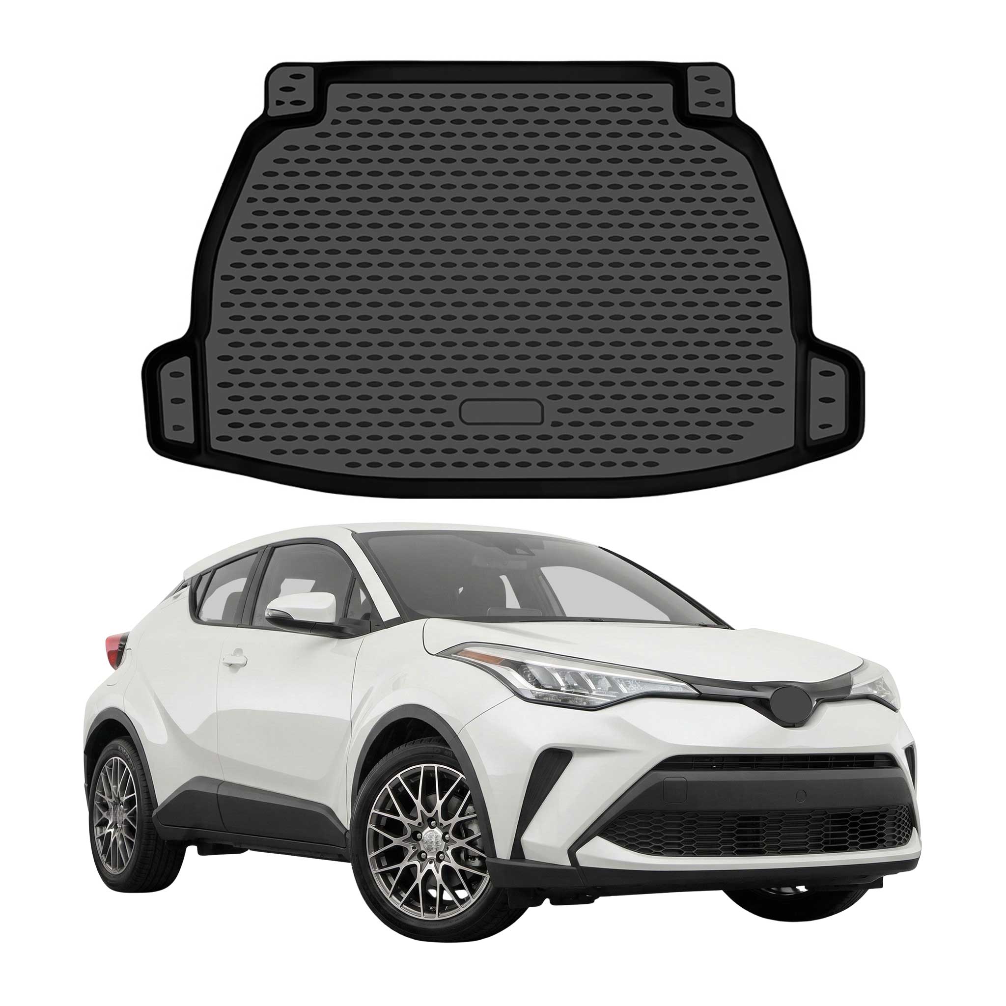 OMAC Cargo Mats Liner for Toyota C-HR 2020-2022 Facelift Trunk Mat TPE Black