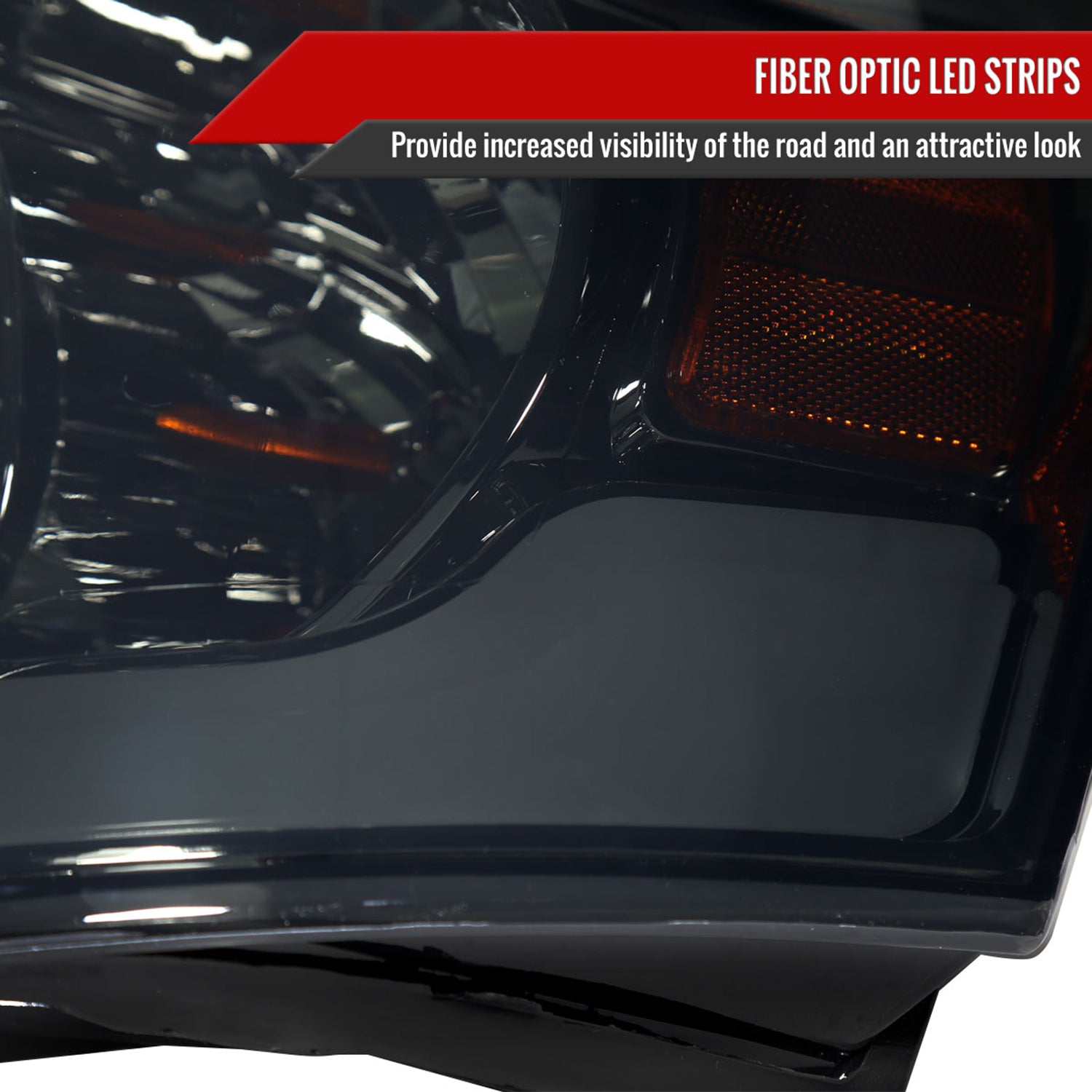 2006-2008 Dodge RAM 1500/ RAM 2500 3500 LED Factory Crystal Headlights Chrome