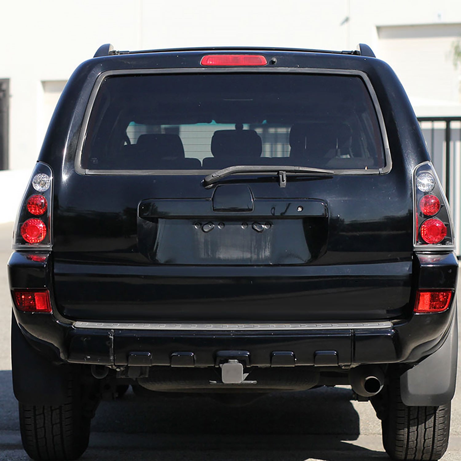 2003-2005 Toyota 4Runner Tail Lights Matte Black Housing/Clear Lens