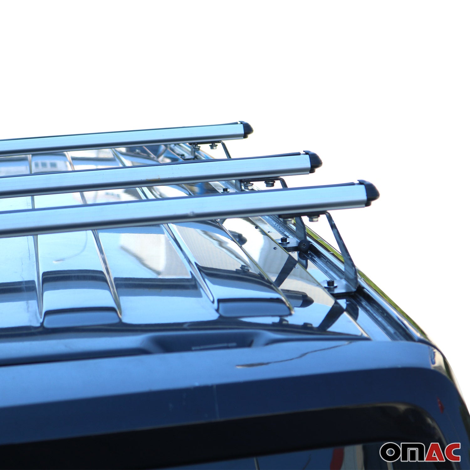 2013-2021 Nissan NV200 Roof Rack Cross Bars Luggage Carrier Aluminium Silver 3 Pcs