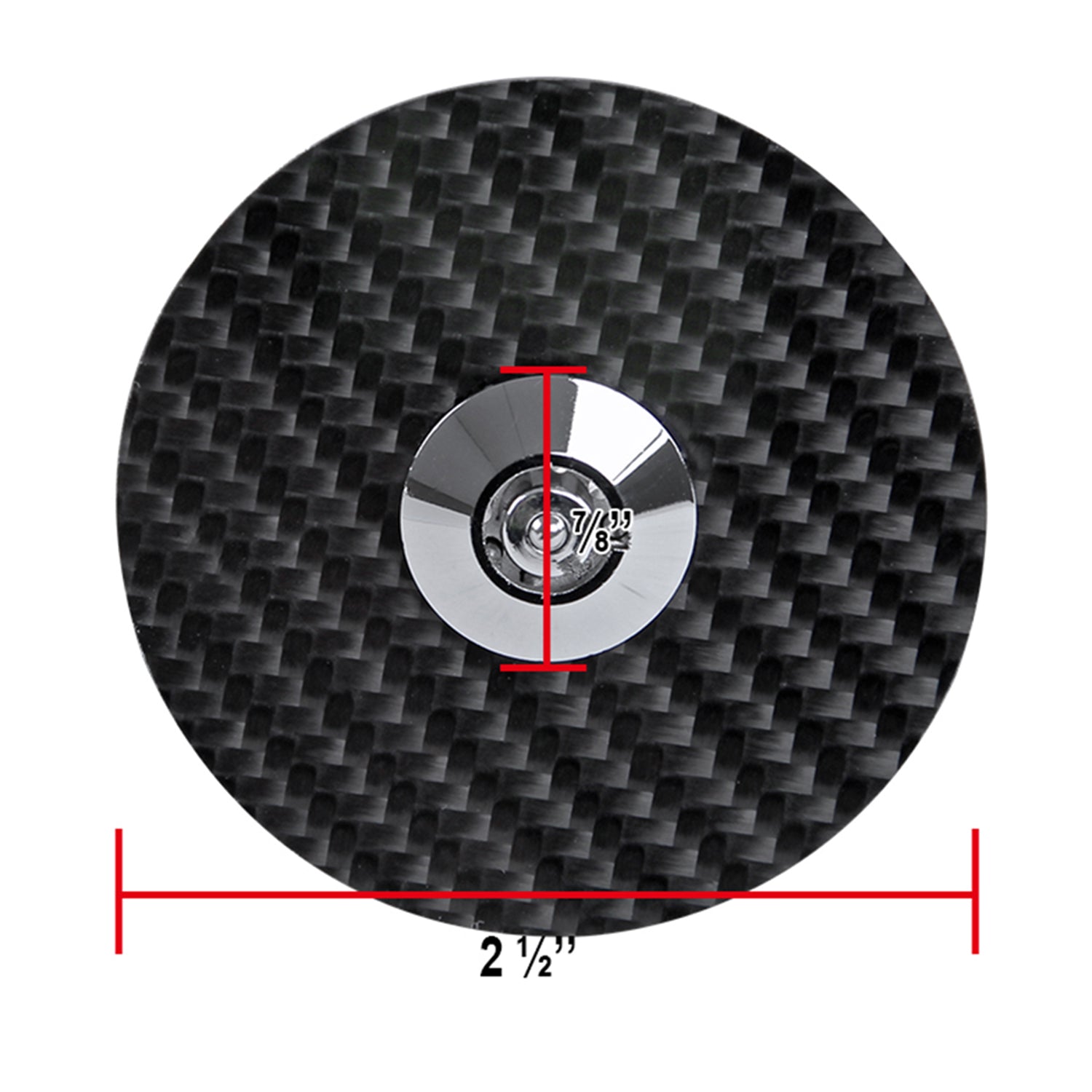 Universal Racing Style 2.5" Carbon Fiber Hood Lock Latch Pins w/ Keys