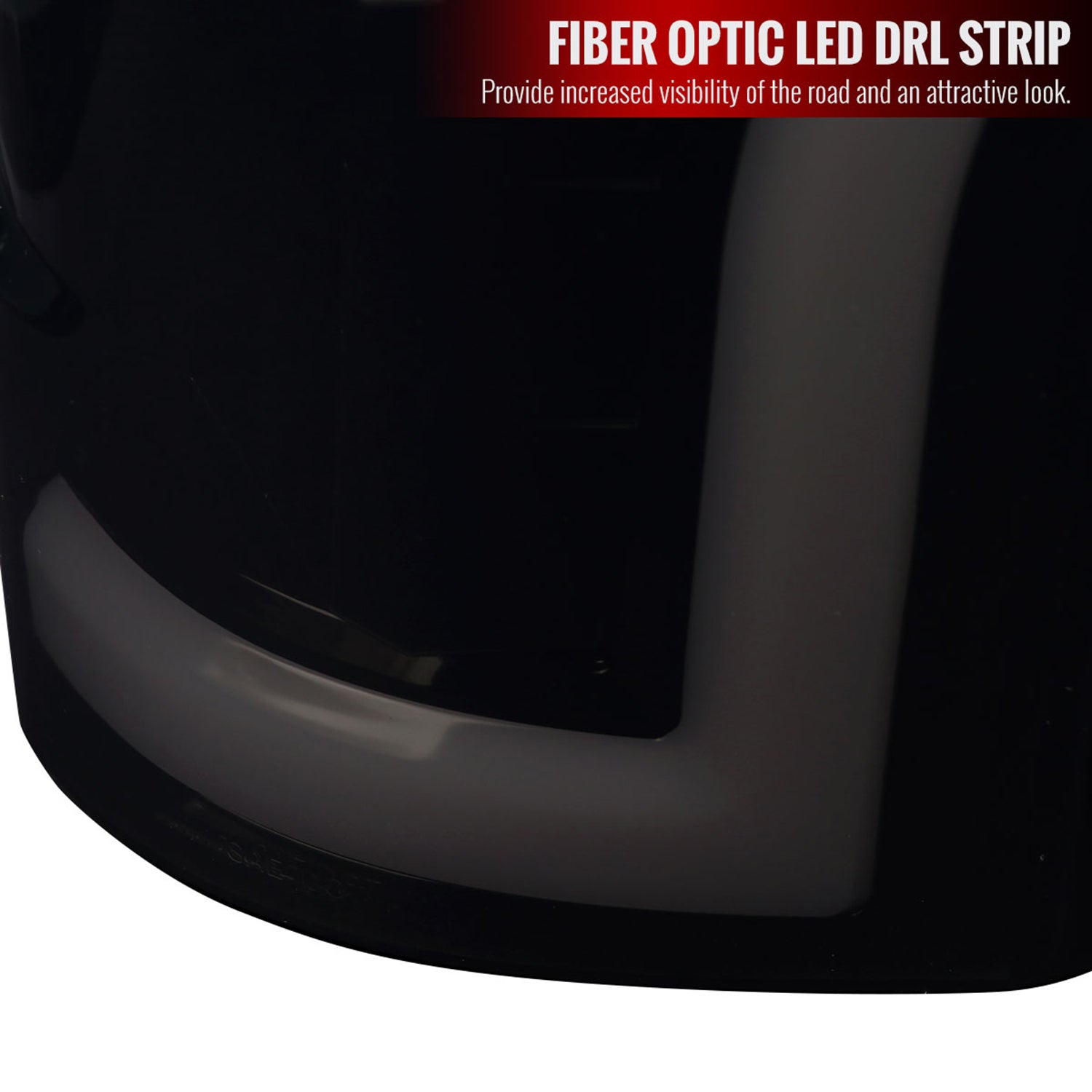 2017-2019 Ford F-250/350/450/550 LED Bar Tail Lights Glossy Black/Dark Smoke