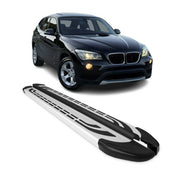 2010-2015 BMW X1 E84 Running Boards Side Steps Silver