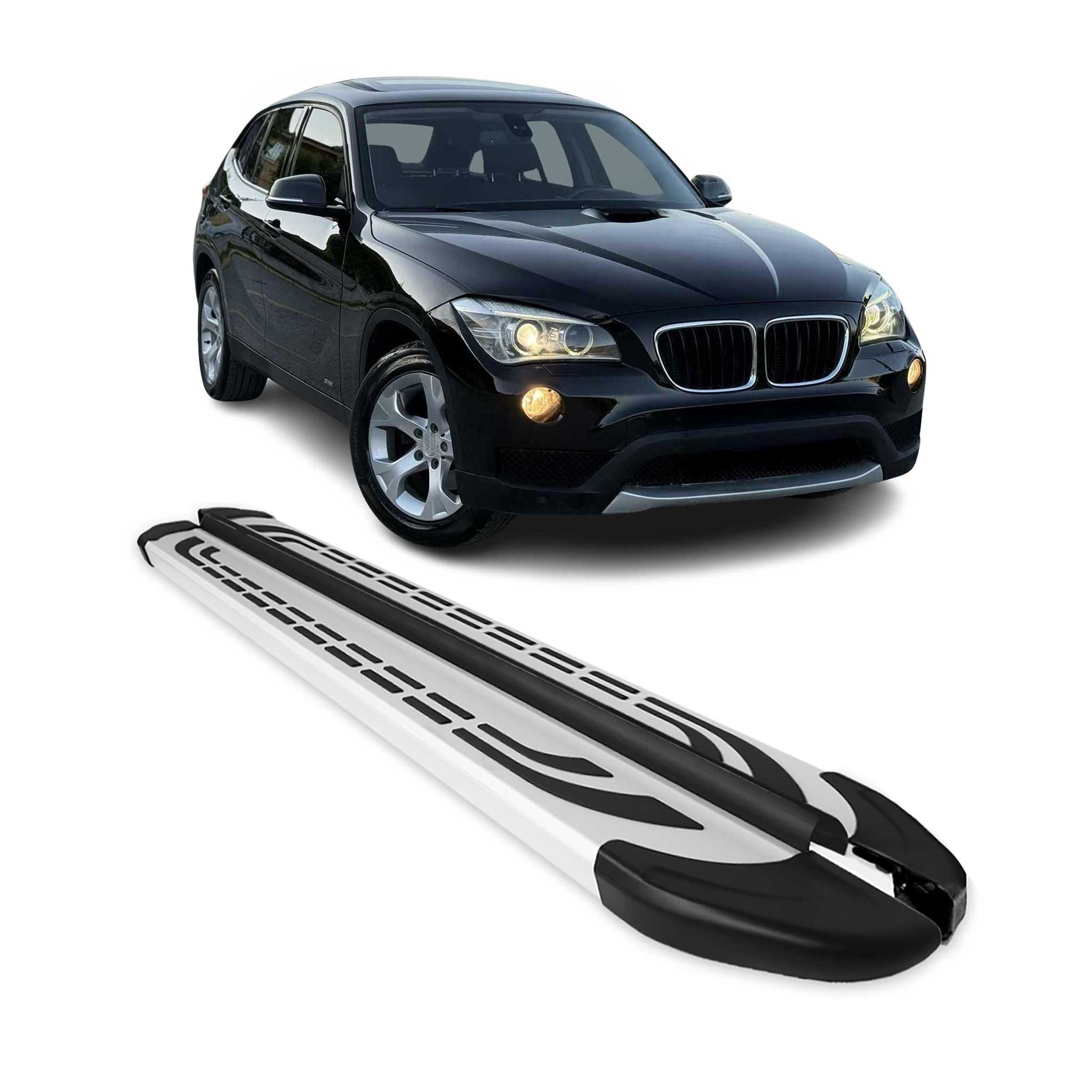 2010-2015 BMW X1 E84 Running Boards Side Steps Silver