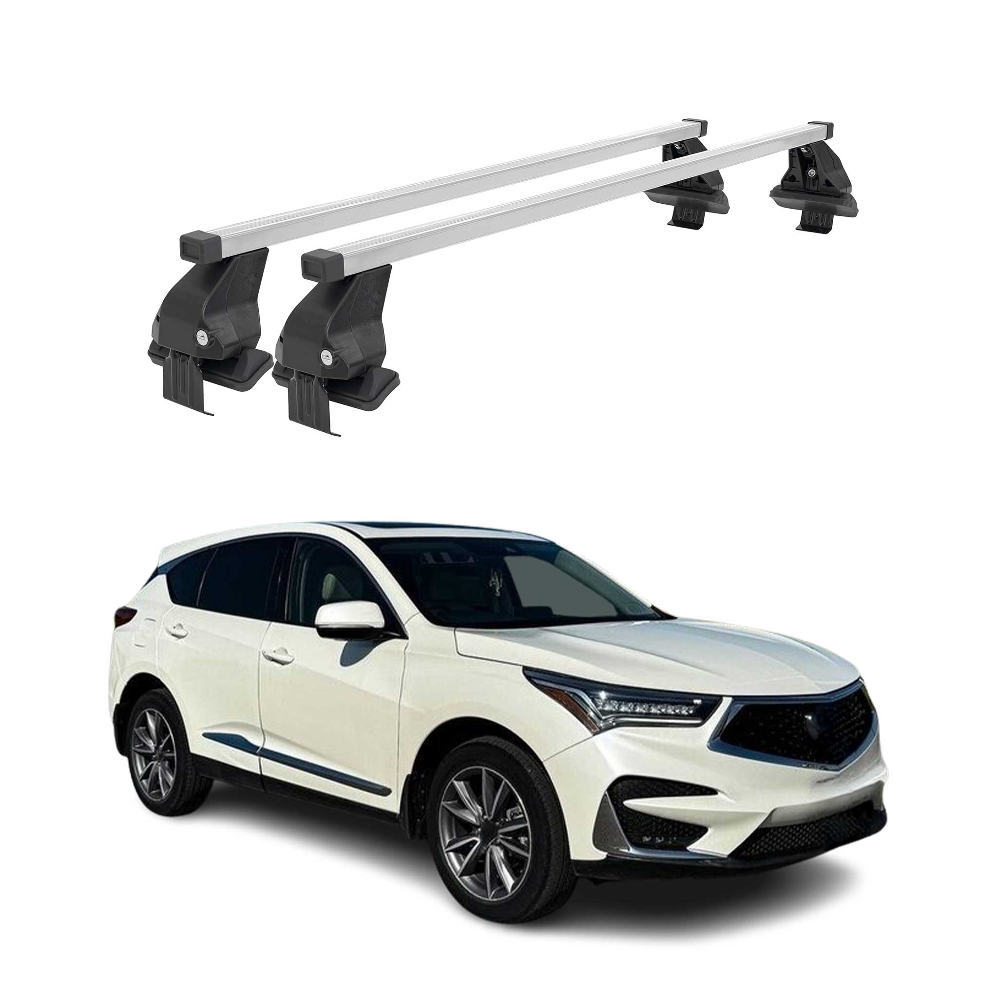 2019-2024 Acura RDX Roof Rack Cross Bars Silver