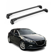 2014-2018 Mazda 3 Roof Rack Cross Bars Black