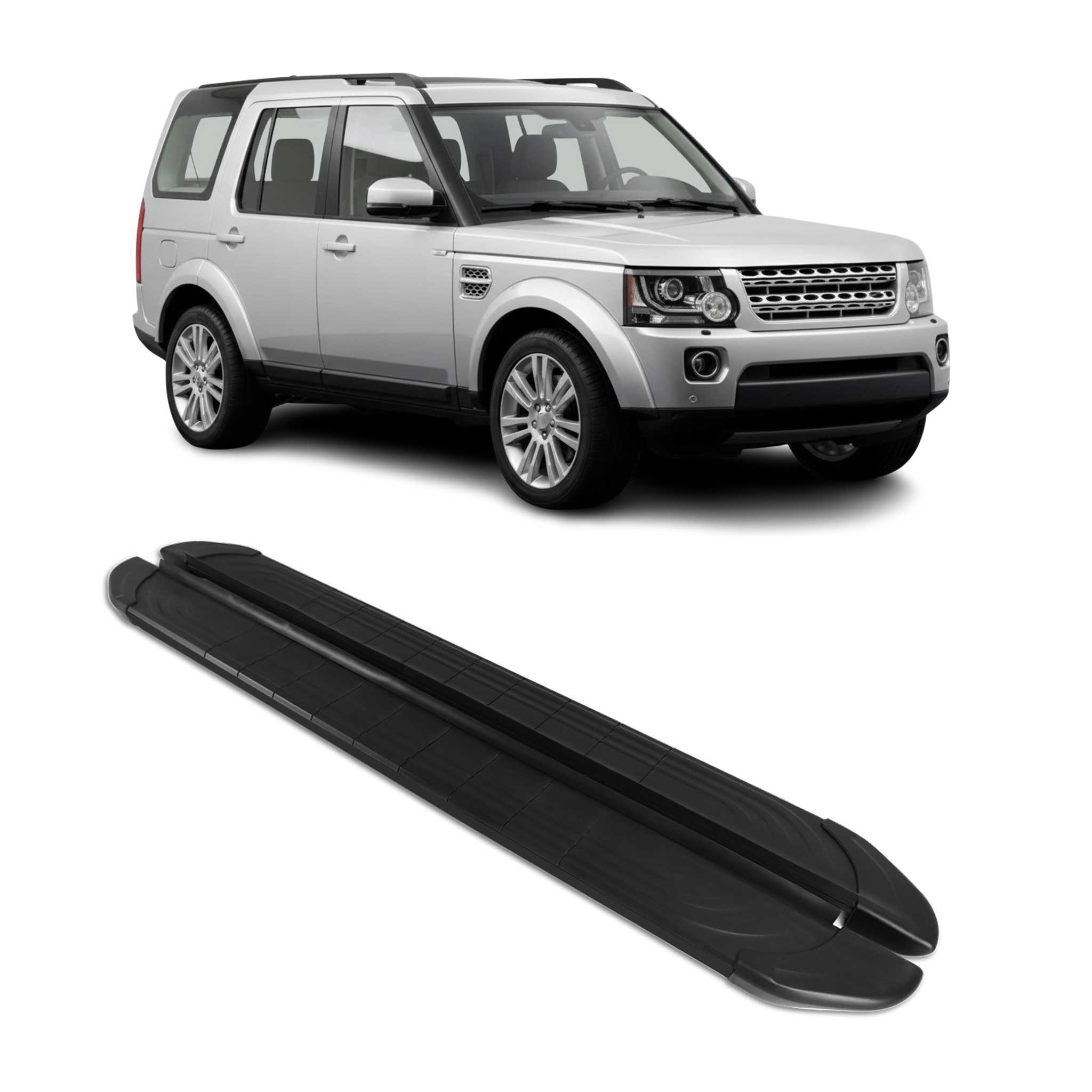 2010-2016 Land Rover LR4 Running Boards Side Steps Black