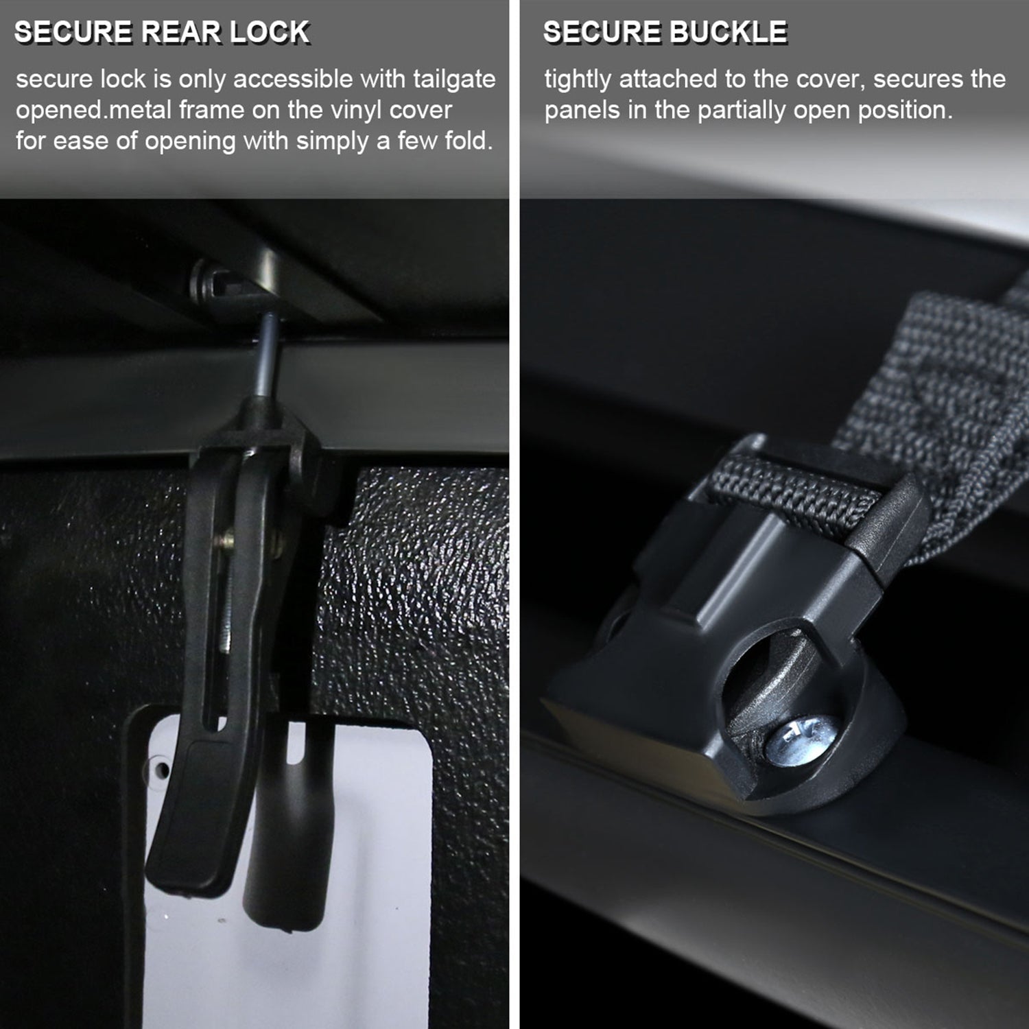 2016-2021 Nissan Titan / Titan XD 5.5' Bed Hard Quad-Fold Tonneau Cover