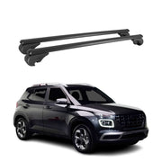 2020-2025 Hyundai Venue Roof Rack Cross Bars Black