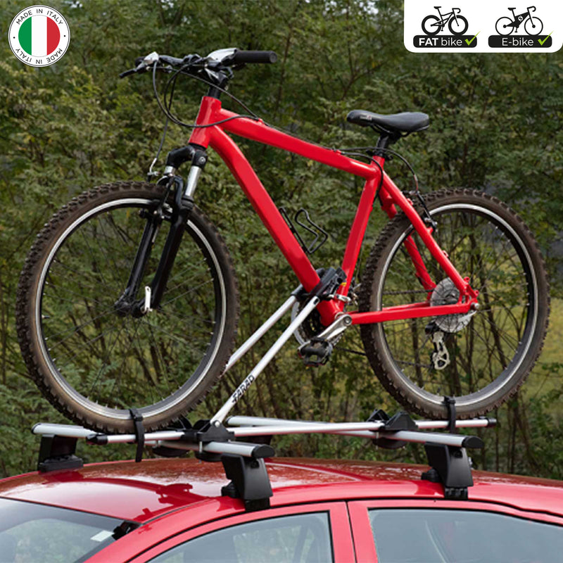 Bike Rack Mount Bicycle Carrier Lightweight Durable Aluminum Silver