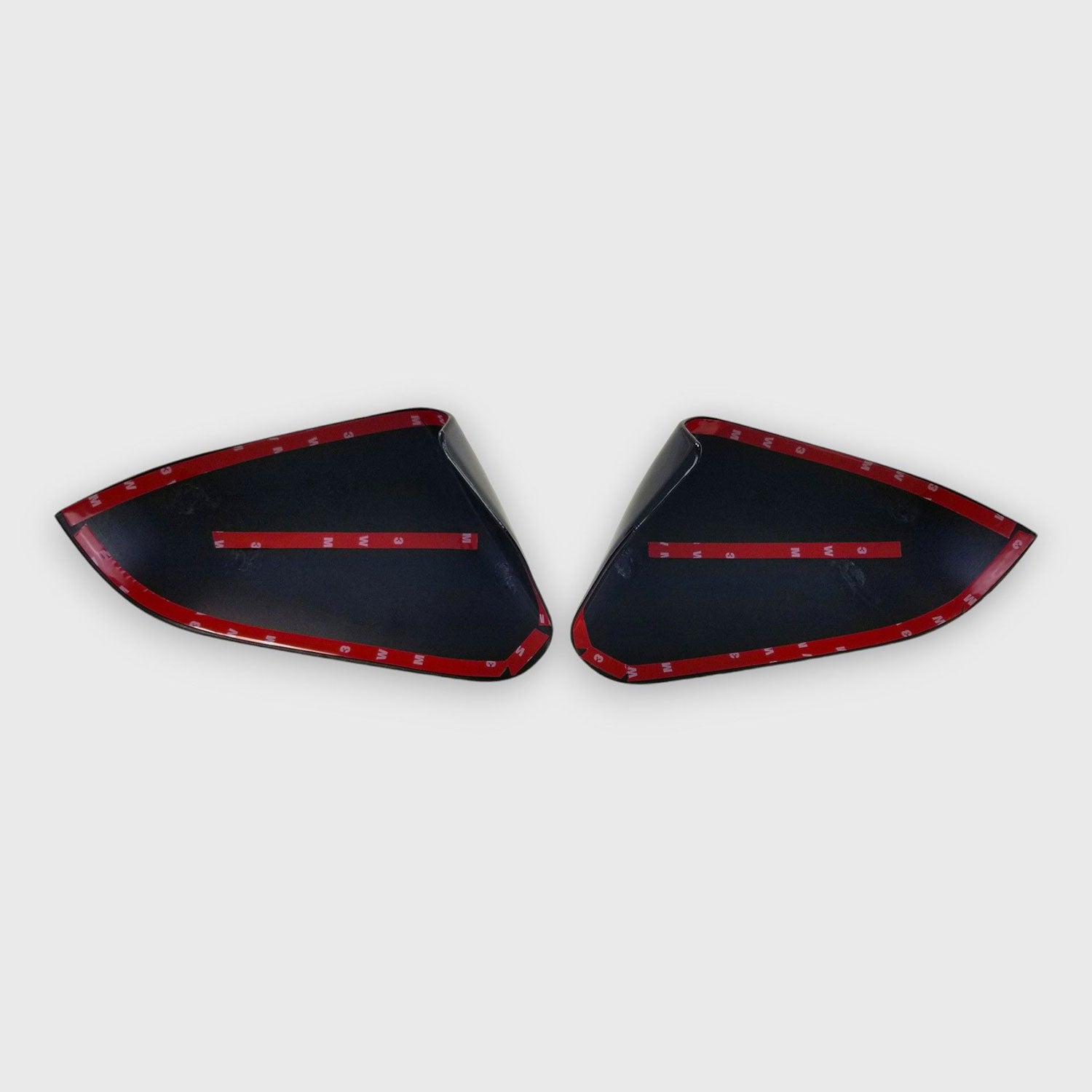 2015-2019 Hyundai Sonata Mirror Cover Caps Gloss Black 2Pcs ABS Plastic