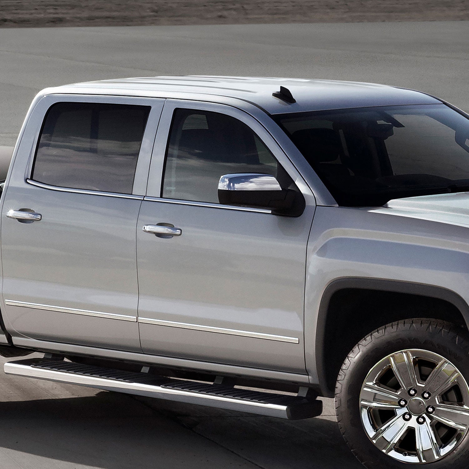 2014-2018 Chevy Silverado/ Sierra Chrome Heated Side Mirror & Puddle Passenger