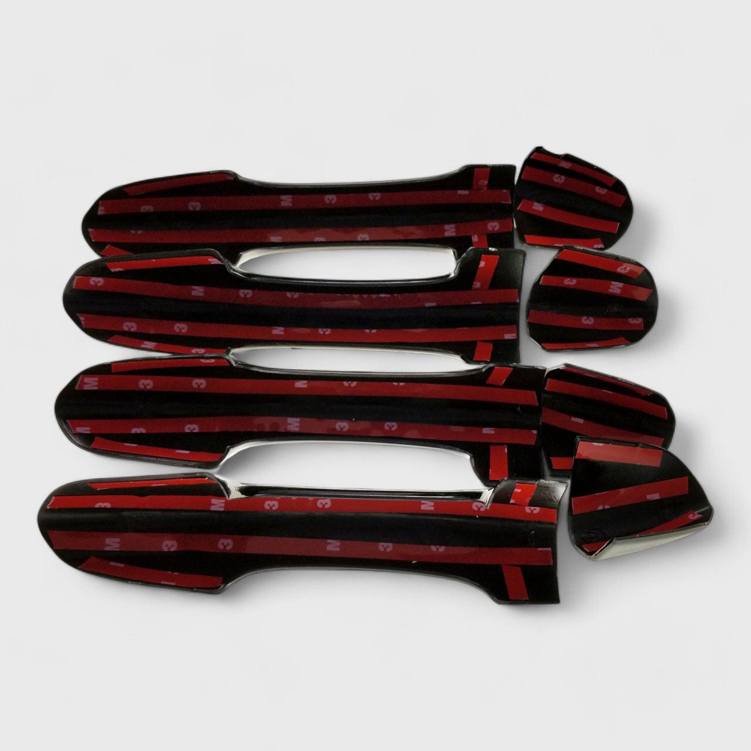 2013-2020 Ford Fusion Door Handle Cover Gloss Black 8Pcs ABS Plastic