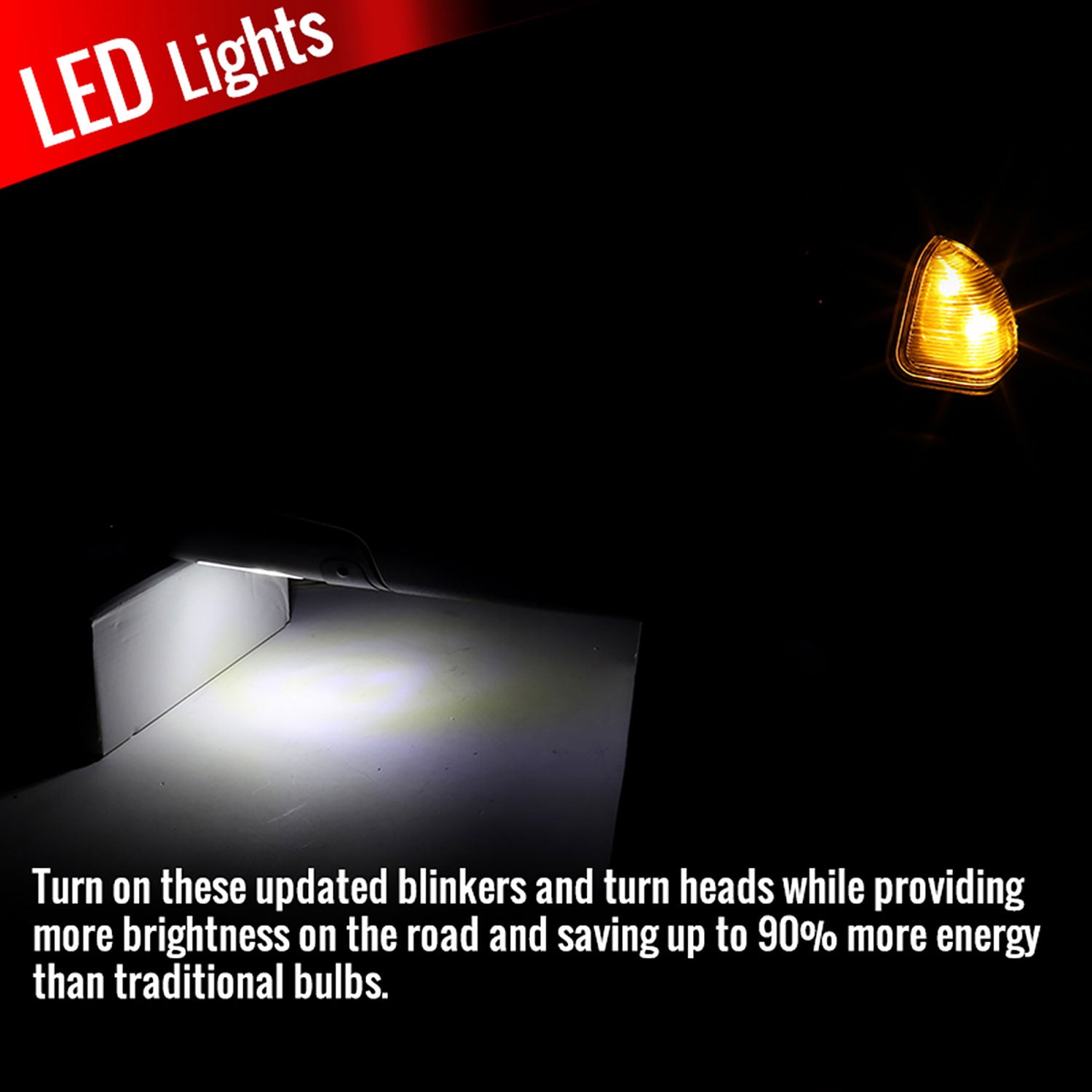 2009-2012 Dodge RAM 1500 Foldable Heated & Manual Towing Side Mirrors Clear