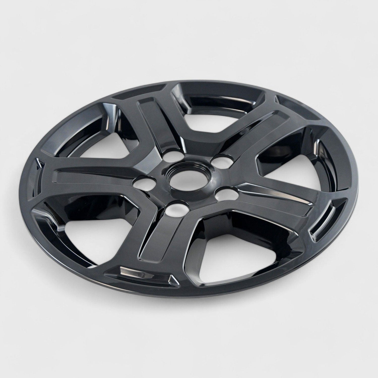 2018-2023 Jeep Wrangler JL Wheel Cover Hubcaps Set Gloss Black 10Pcs ABS Plastic