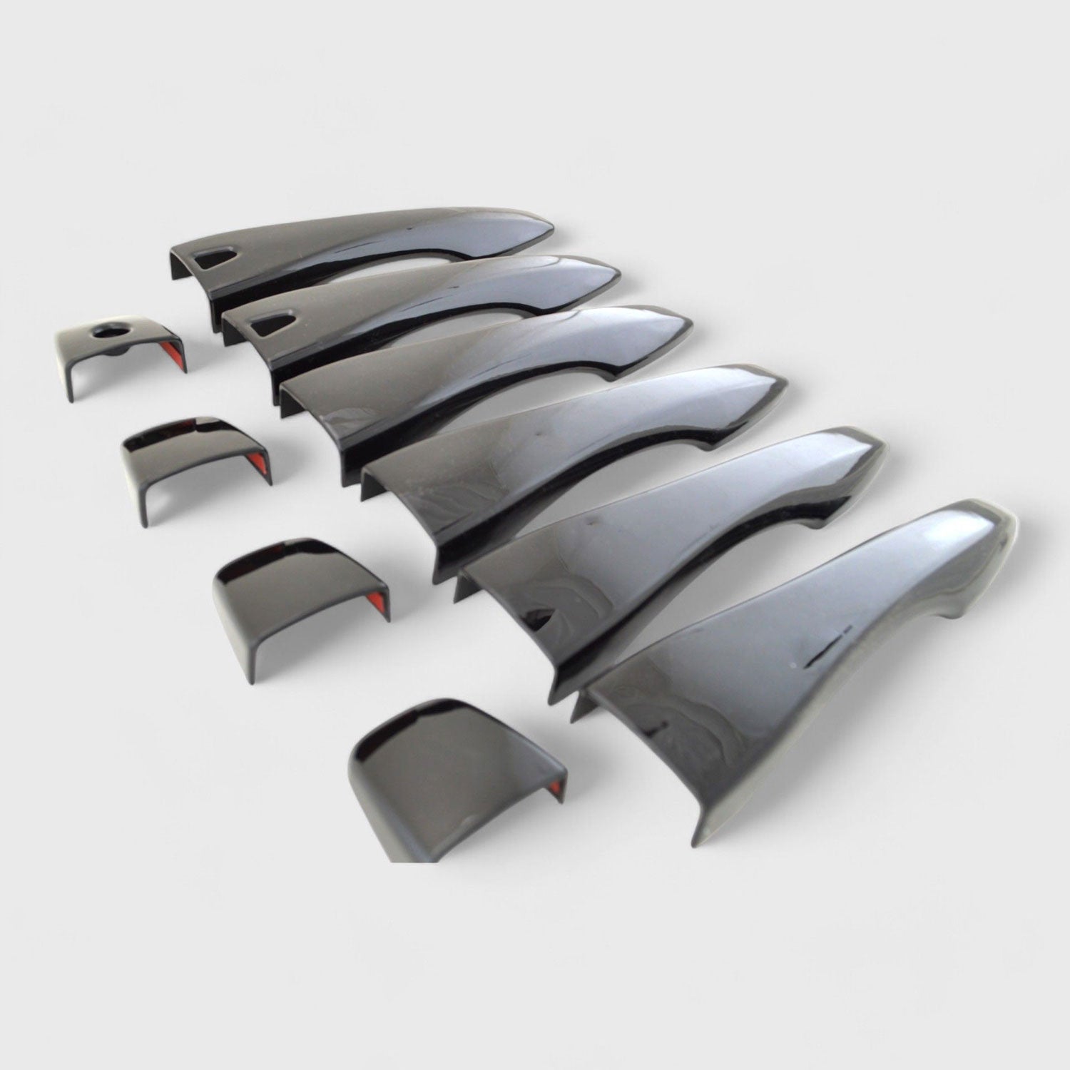 2013-2018 Nissan Altima Door Handle Cover Gloss Black 10Pcs ABS Plastic