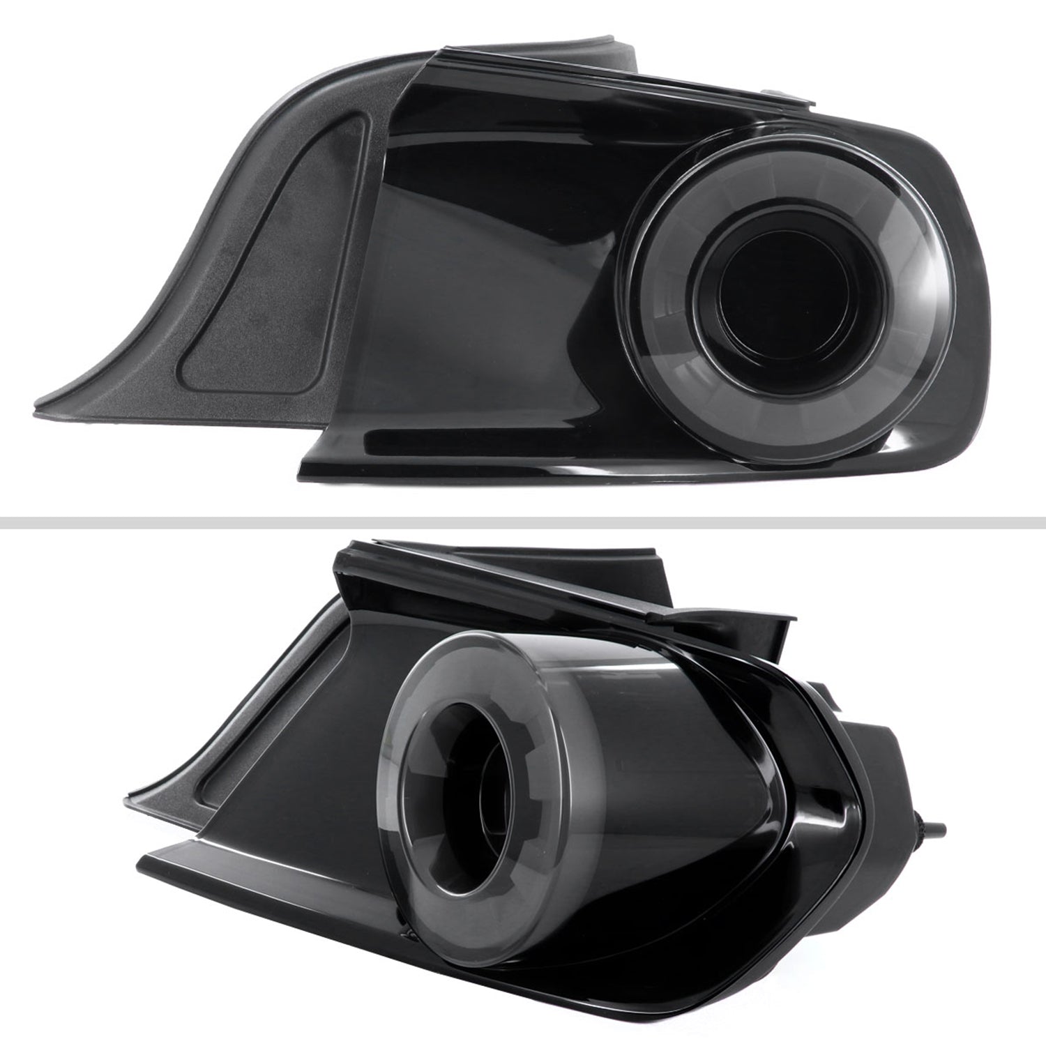 2015-2022 Ford Mustang Coupe/Convertible LED Tail Lights Glossy Black/Smoke