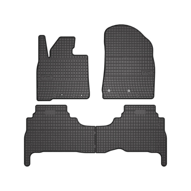 2016-2021 Toyota Land Cruiser Floor Mats Liners Full Set All Weather Rubber Black