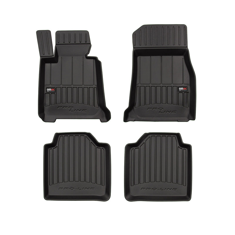 2014-2019 BMW 3 Series GT F34 Premium Floor Mats Liners Full Set All Weather Heavy Duty Black