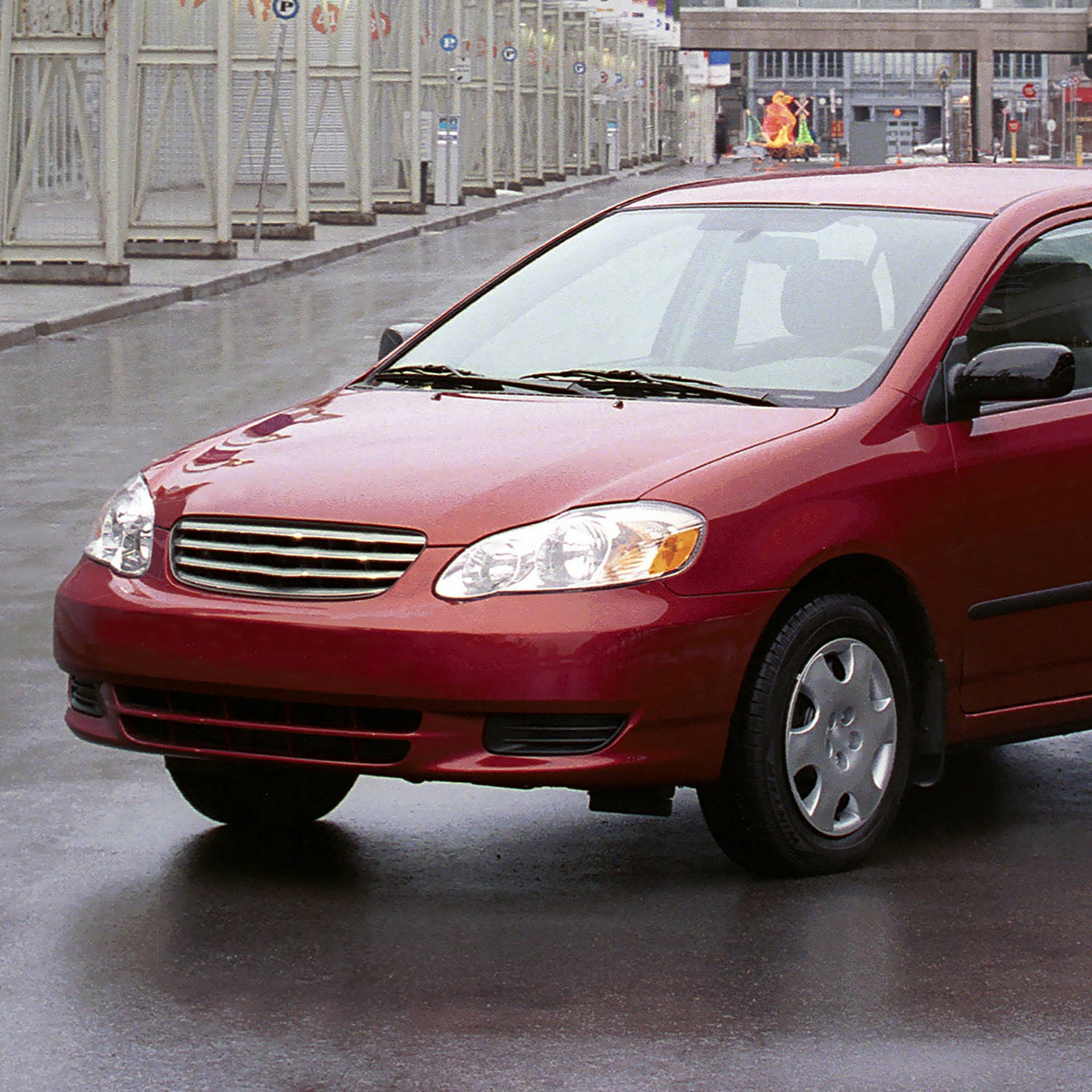 2003-2008 Toyota Corolla Factory Style Headlights Chrome Housing/Clear Lens
