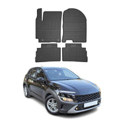 2018-2023 Hyundai Kona Floor Mats Liners Full Set All Weather Rubber Black