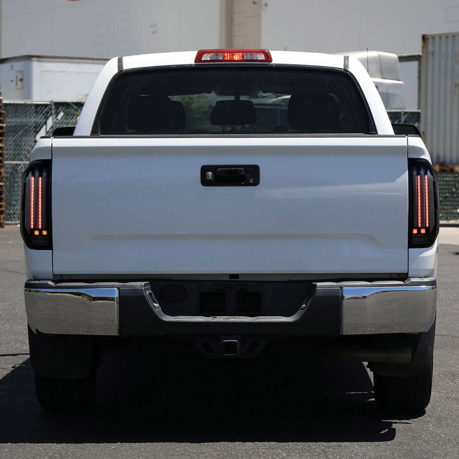 2014-2021 Toyota Tundra Facelift LED Tail Lights Turn Signal Matt Black/Smoke