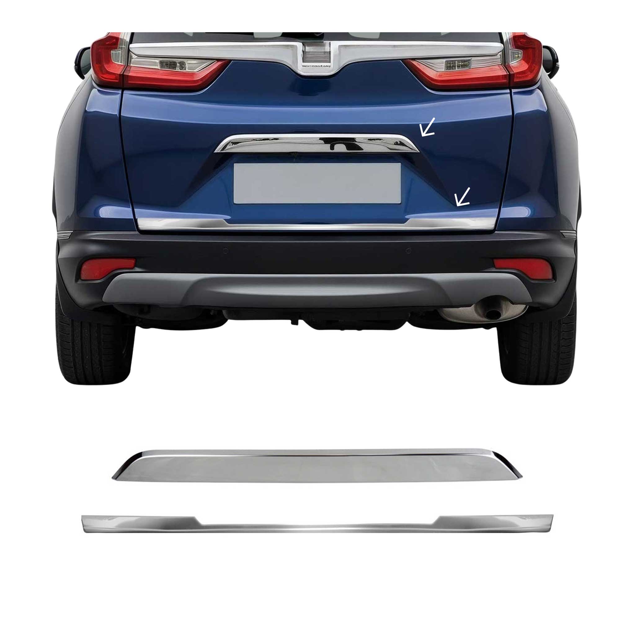 2017-2022 Honda CR-V Trunk Tailgate Door Handle Cover & Molding Trim Set Stainless Steel