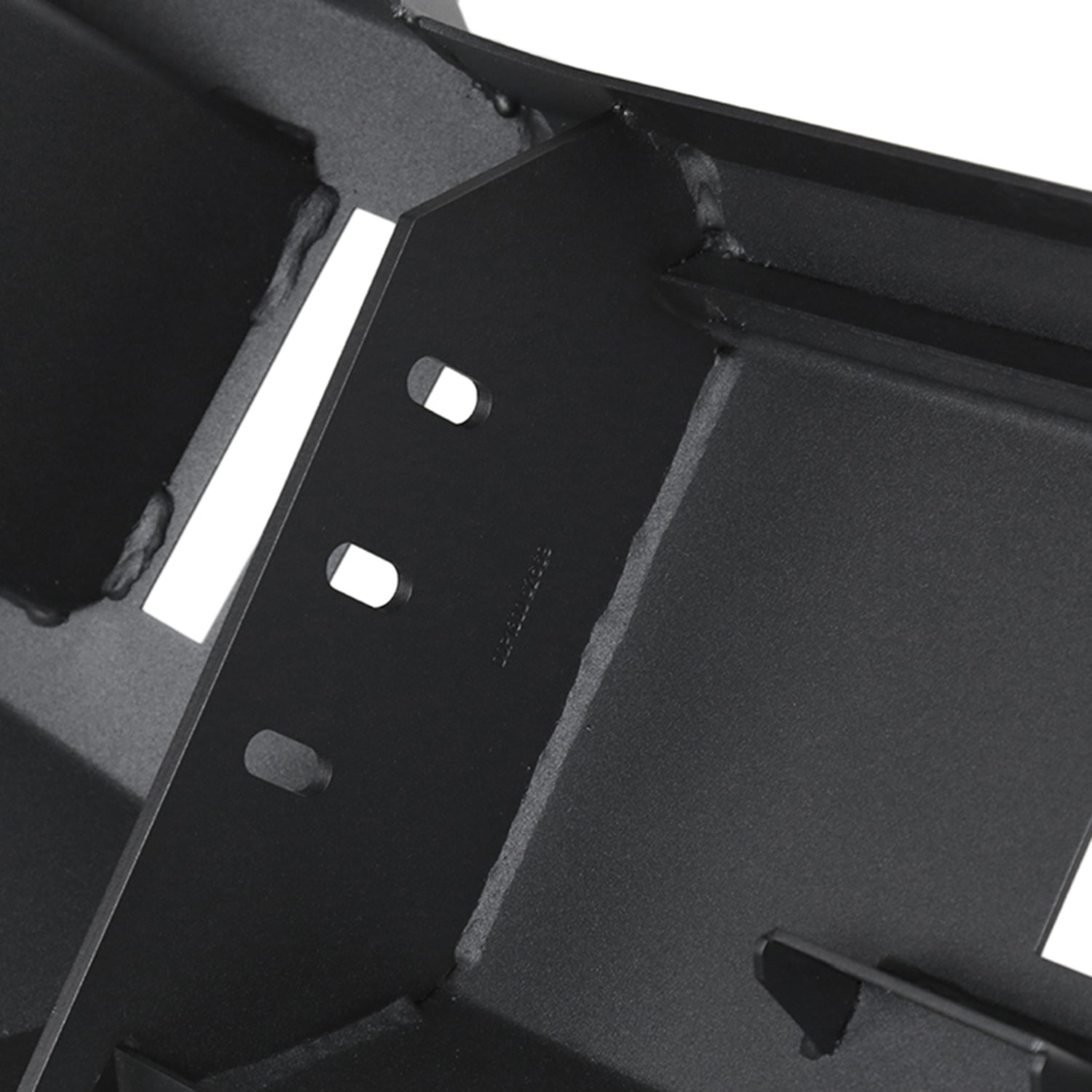 2016-2021 Toyota Tacoma Black Heavy Duty Steel Front Bumper & LED Light Ports