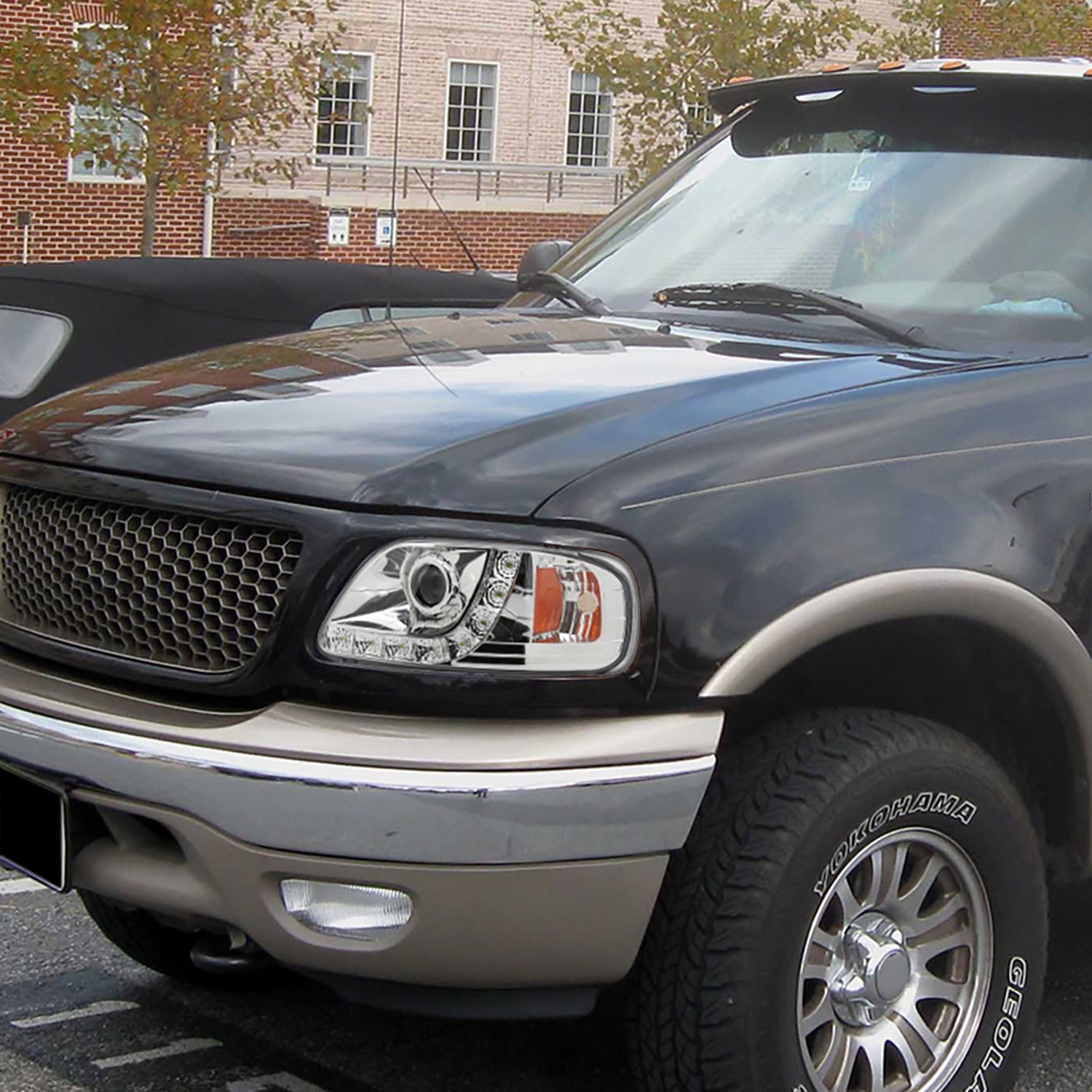 1997-2004 Ford F-150 / 1997-2002 Expedition Projector Headlights SMD LED Chrome