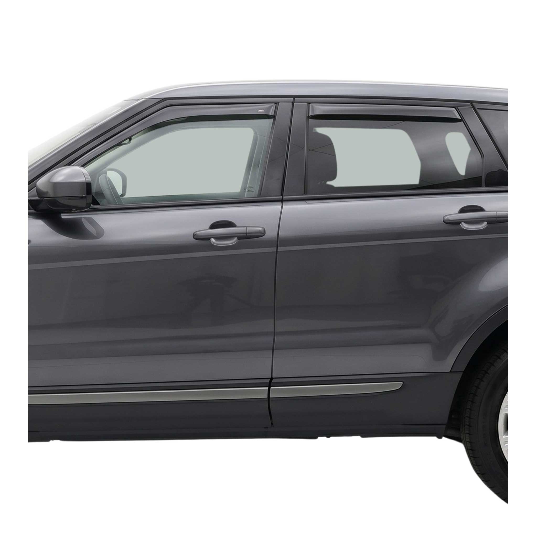 2012-2019 Land Rover Range Rover Evoque Window Visor Vent Rain Deflector 4Pcs Smoke