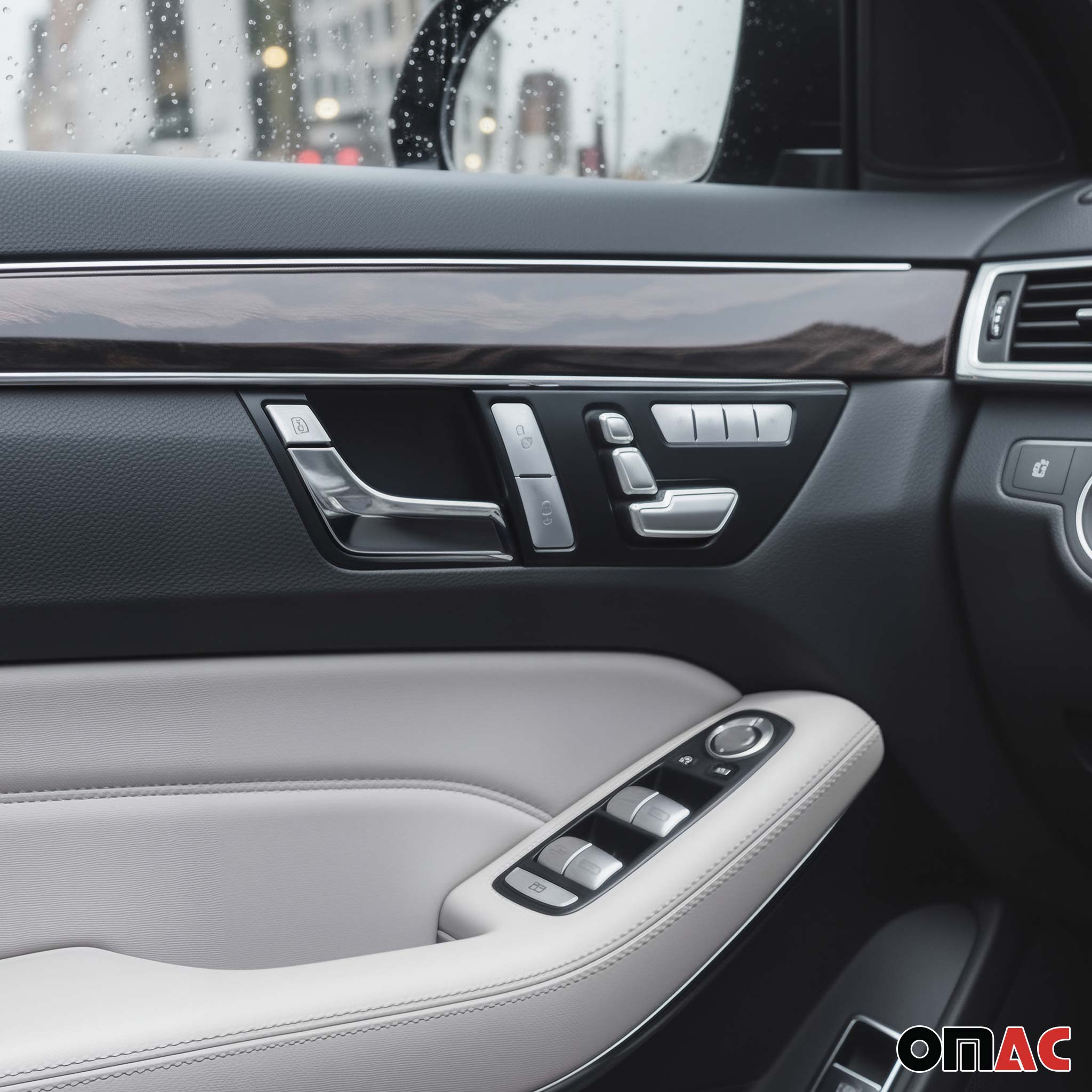 Mercedes GLA CLA GLE GLS A B C E Seat Adjustment Button Frame Class Chrome